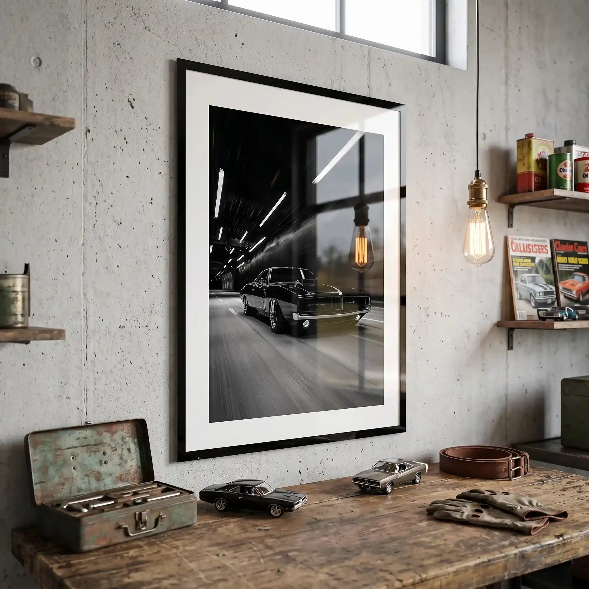 Cuadro Póster Dodge Charger 1969 | Decoración de Coches
