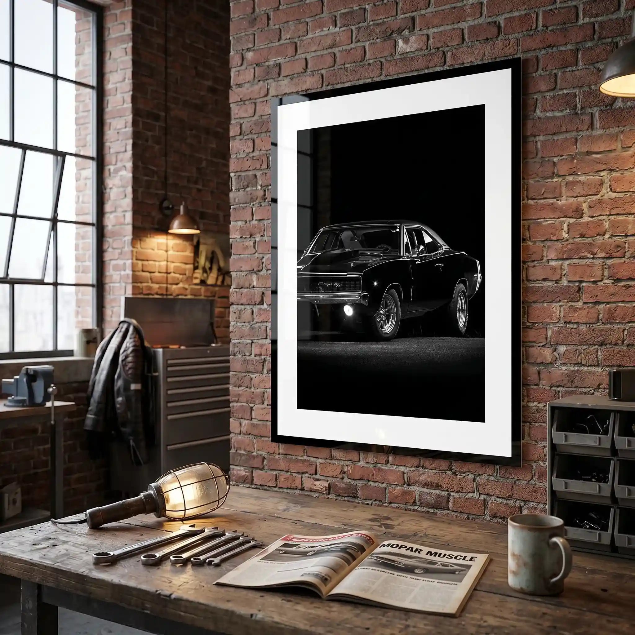 Cuadro Póster Dodge Charger R/T | Decoración de Coches
