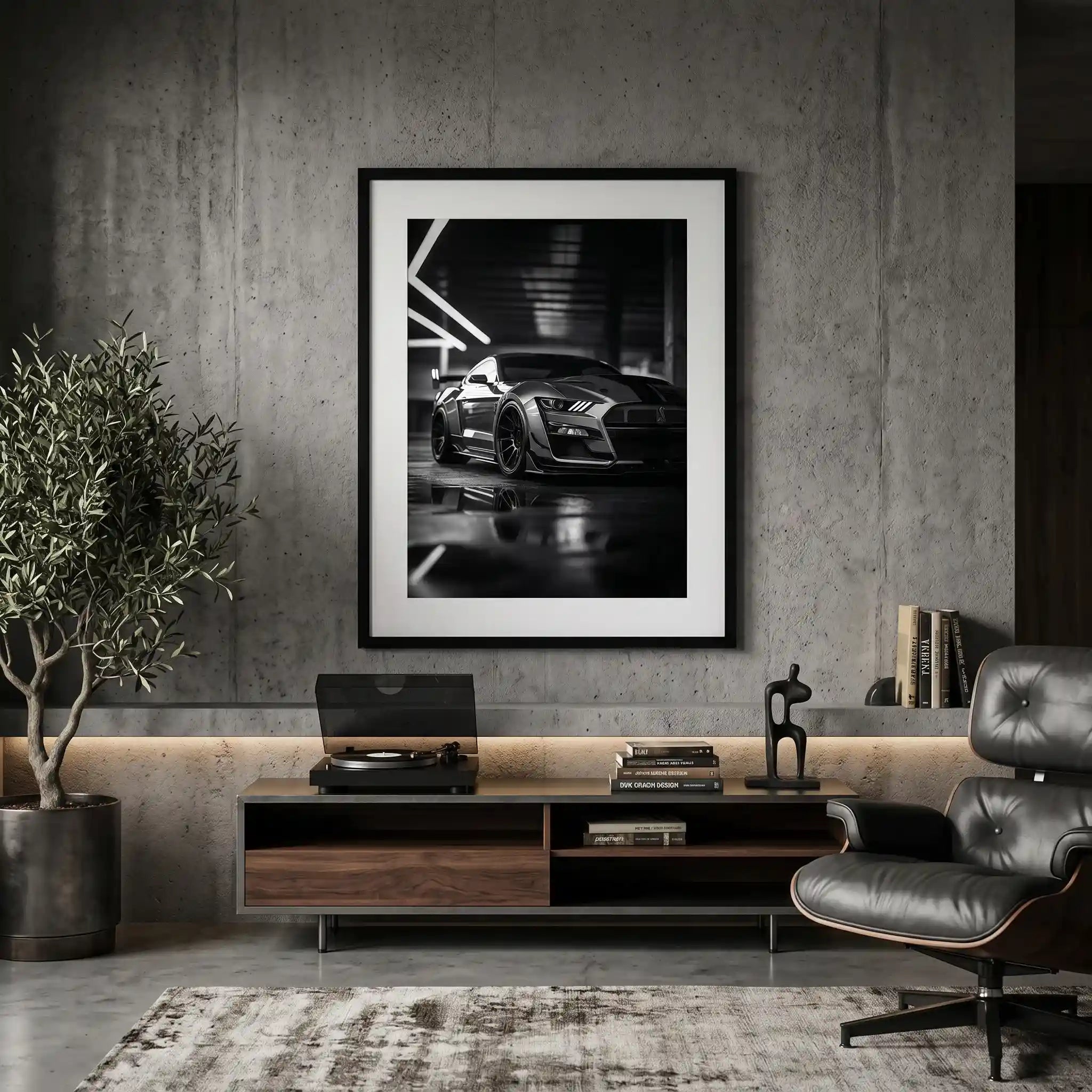 Cuadro Póster Ford Mustang Shelby GT500 | Decoración de Coches