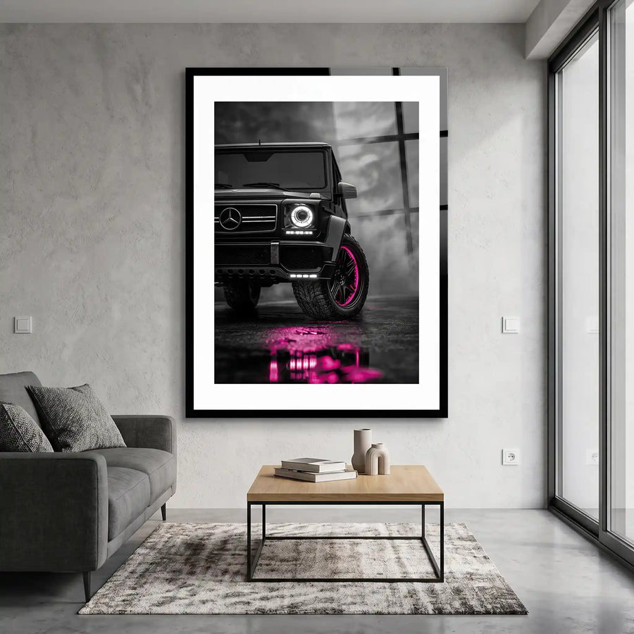 Cuadro Póster Mercedes-Benz Clase G | Decoración Urbana