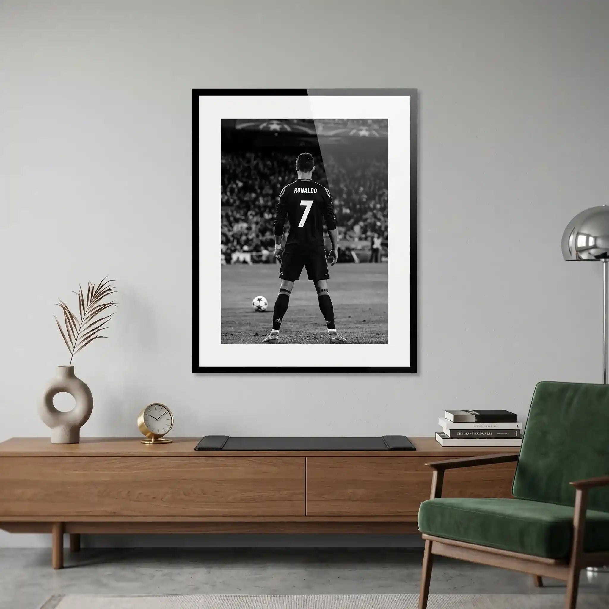 Cuadro Póster Cristiano Ronaldo 7 | Decoración de Fútbol