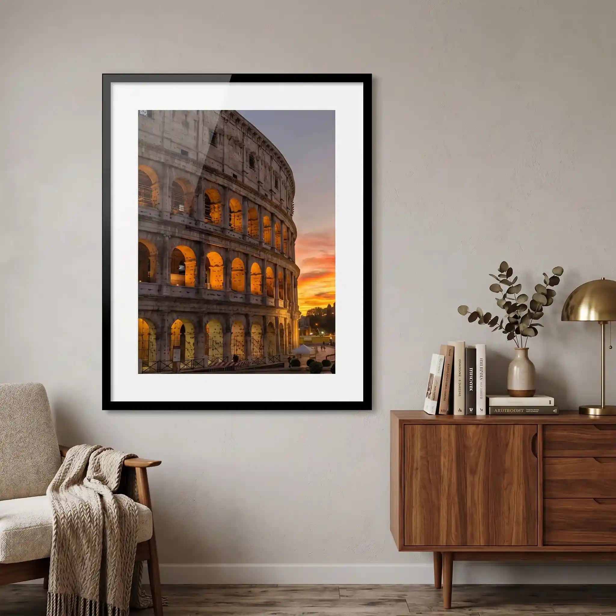 Cuadro Póster Coliseo de Roma | Decoración Urbana