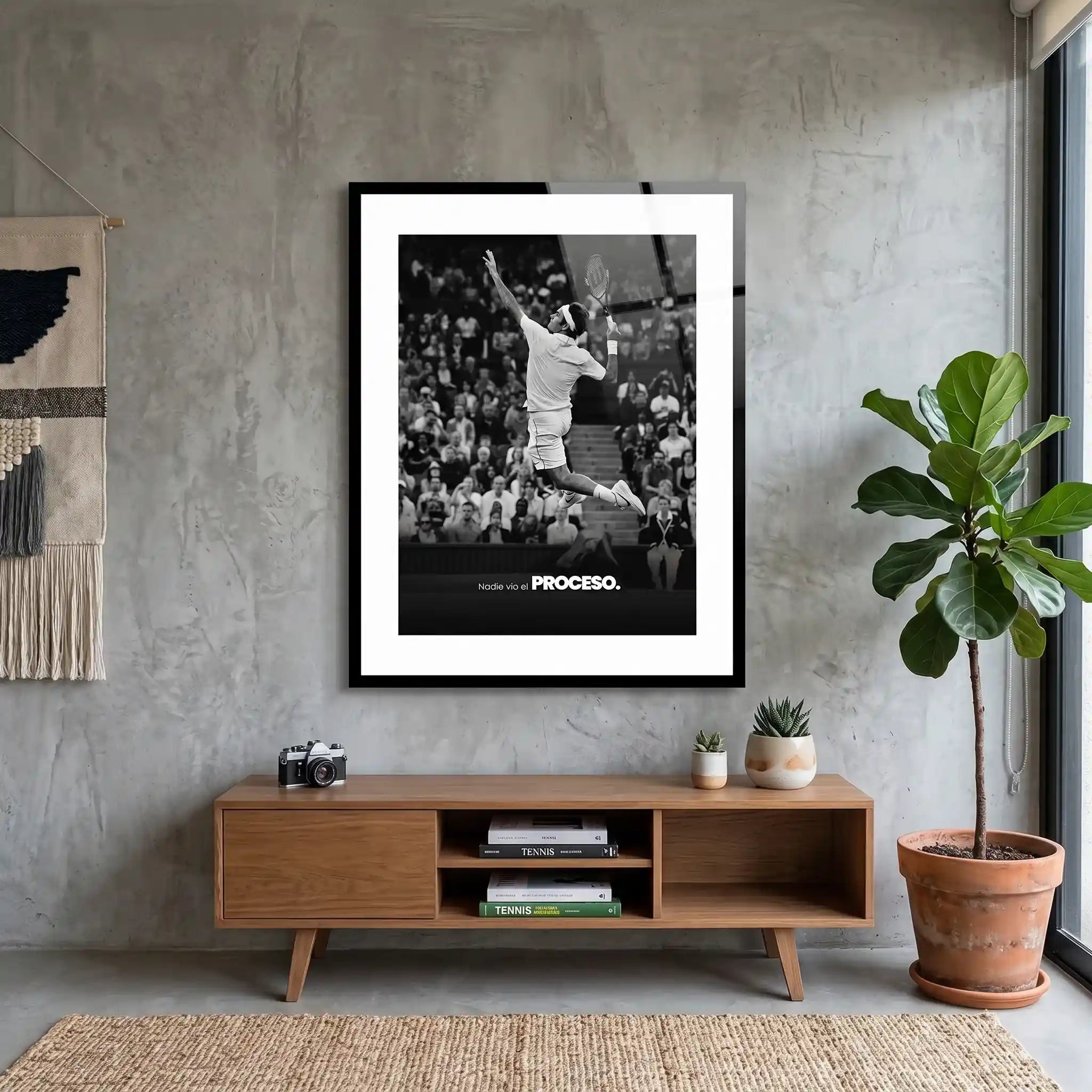 Cuadro Póster Roger Federer | Decoración de Tenis