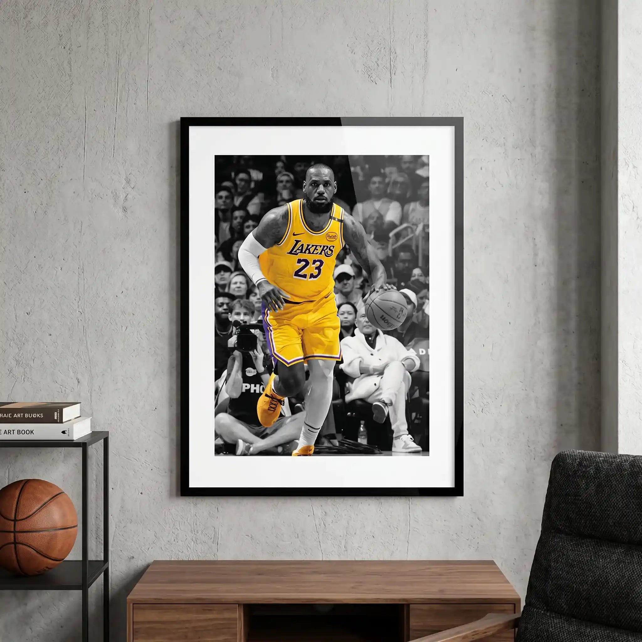 Cuadro Póster LeBron James | Decoración de Baloncesto