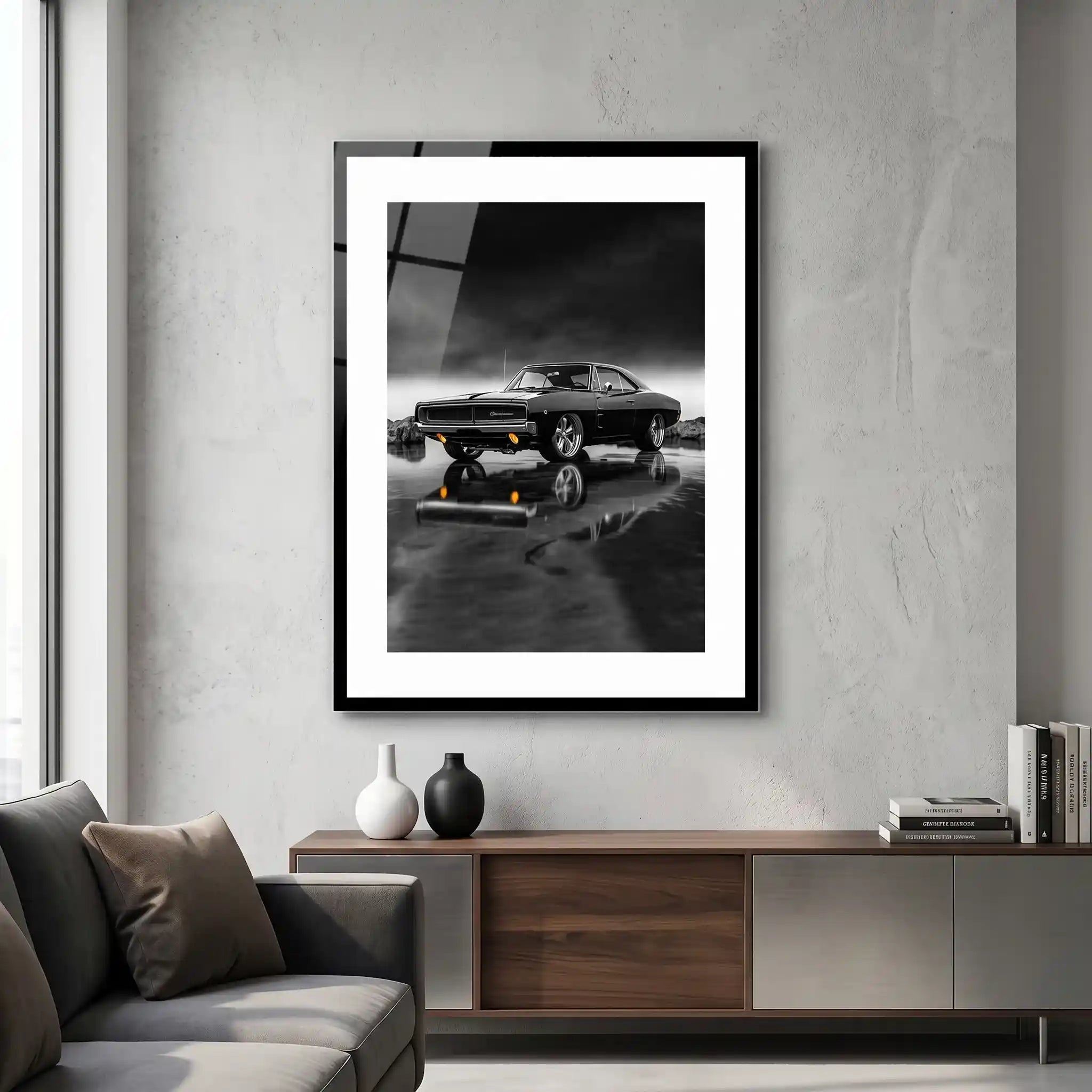 Cuadro Póster Dodge Charger | Decoración de Coches Clásicos