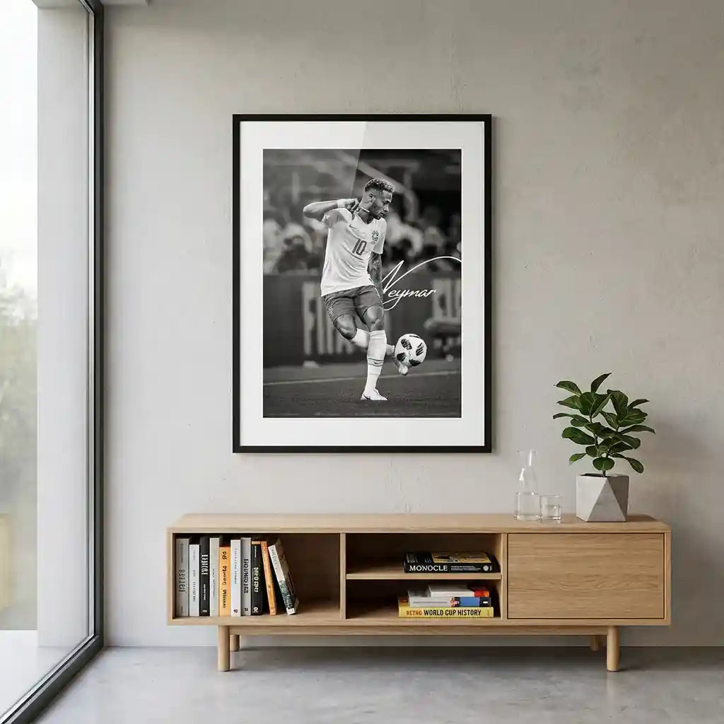 Cuadro Póster Neymar Jr. | Decoración de Fútbol