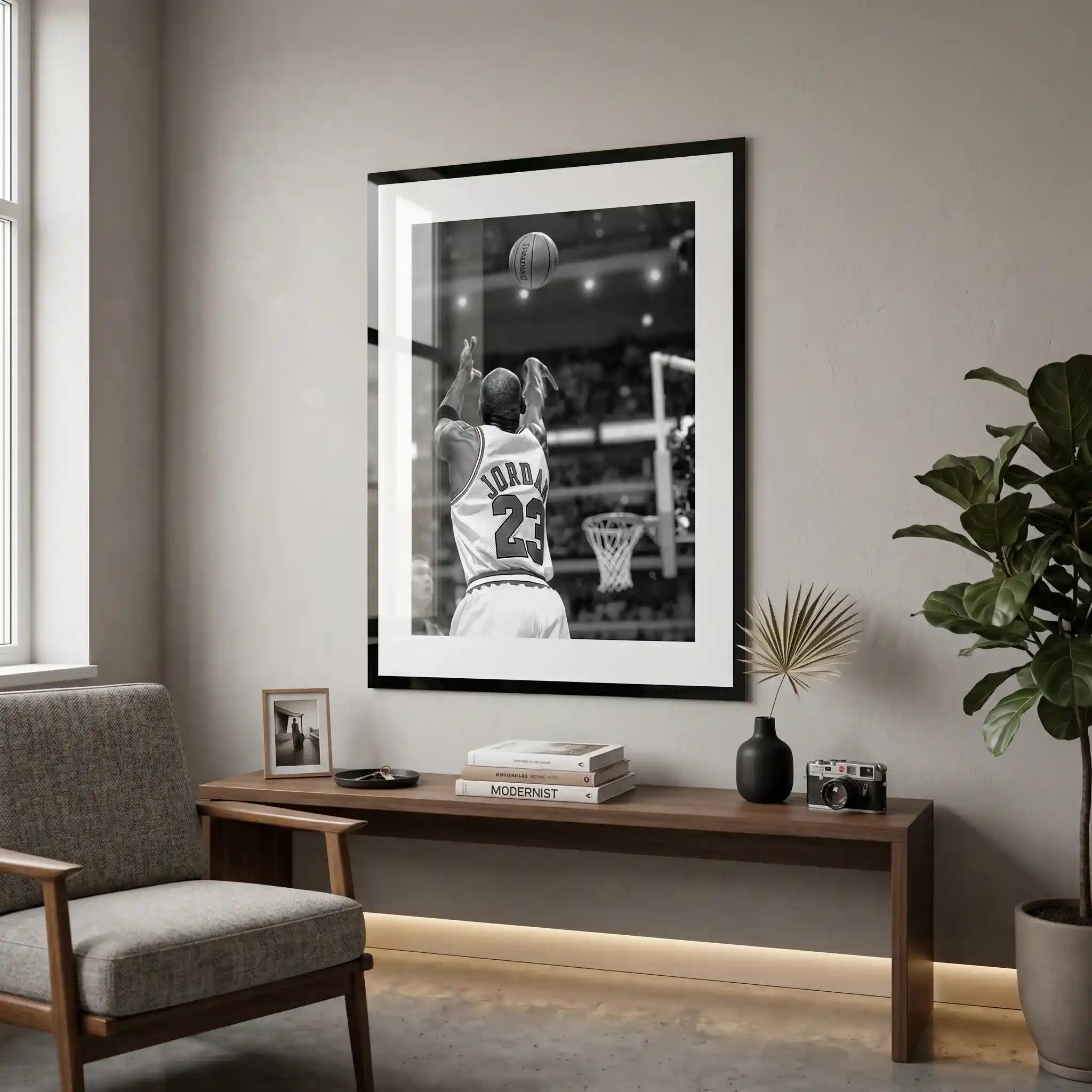 Cuadro Póster Michael Jordan 23 | Decoración de Baloncesto