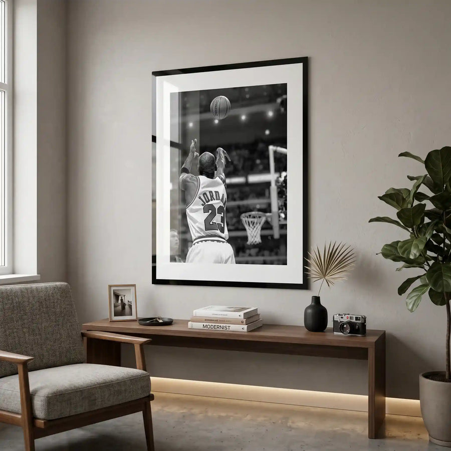 Cuadro Póster Michael Jordan 23 | Decoración de Baloncesto