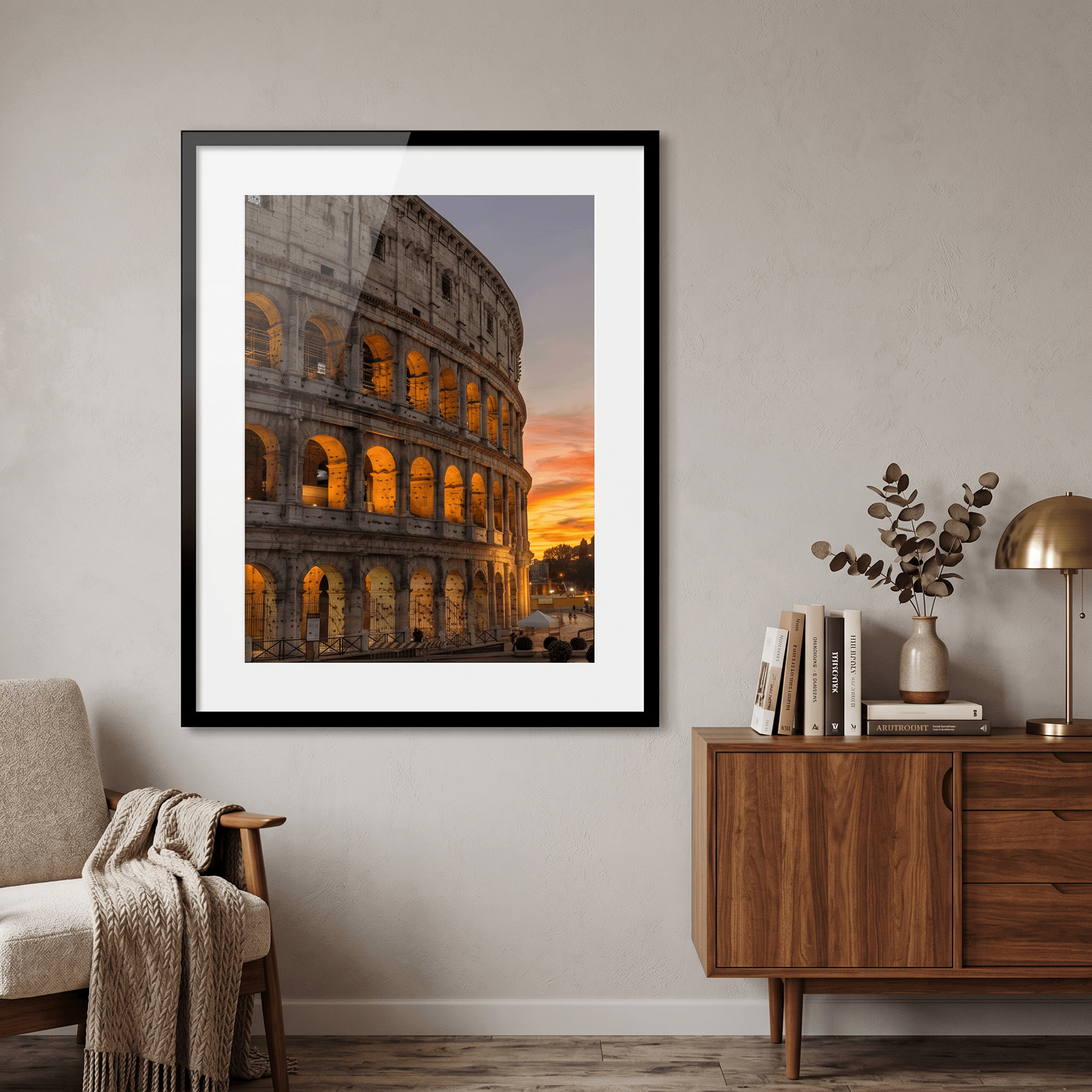 Cuadro Póster Coliseo de Roma | Decoración Urbana