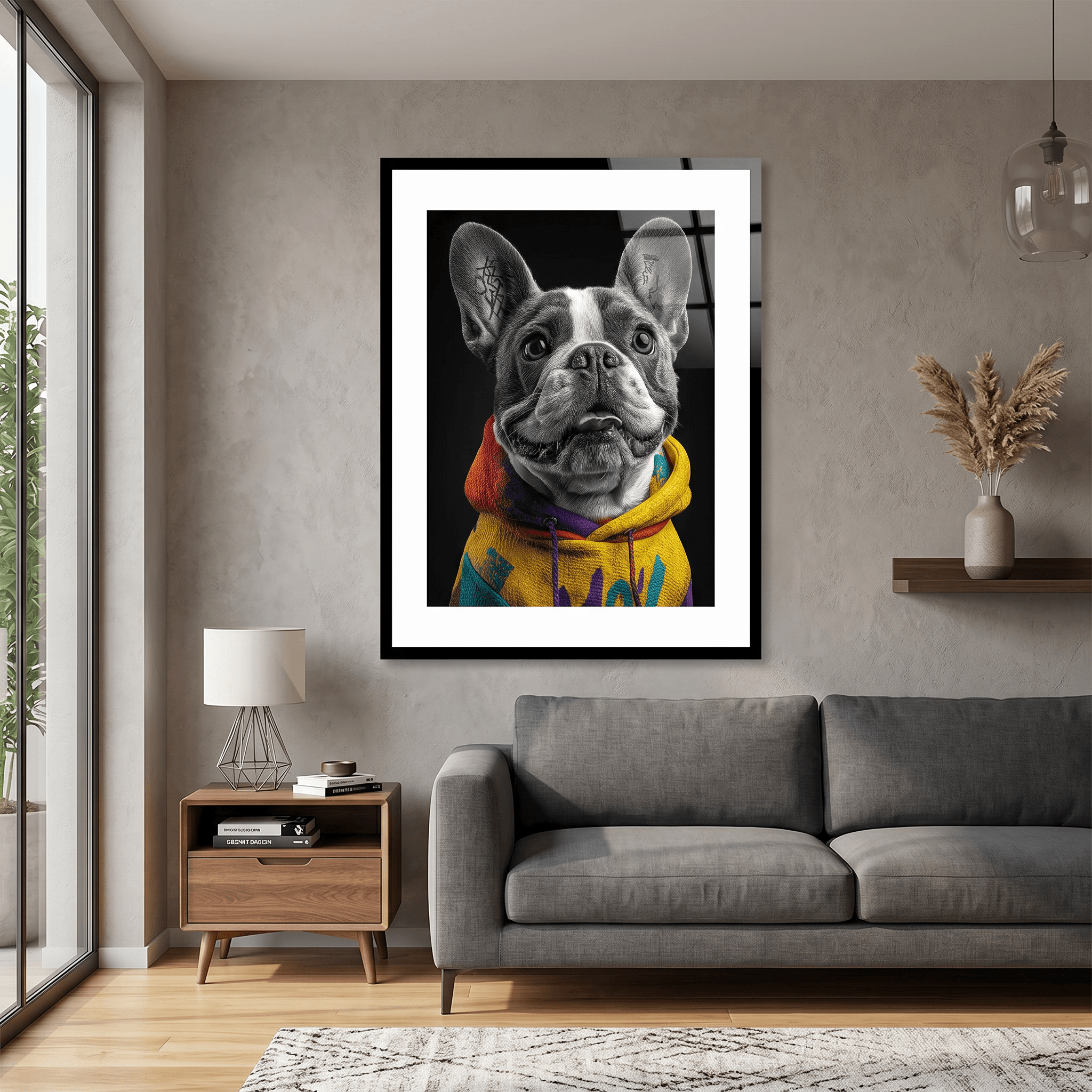 Cuadro Póster Bulldog Francés | Decoración Moderna