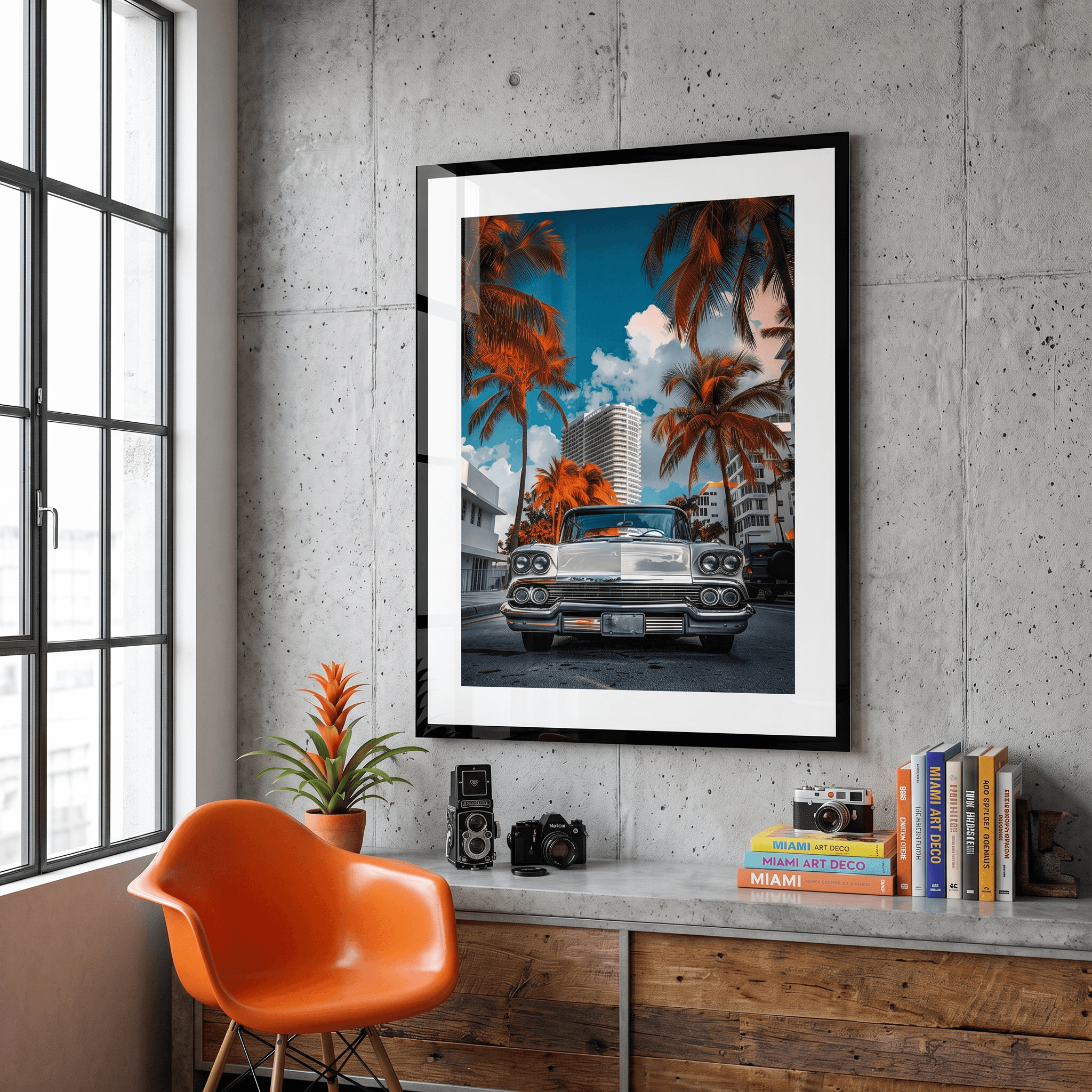Cuadro Póster Chevrolet Impala | Decoración de Coches Clásicos