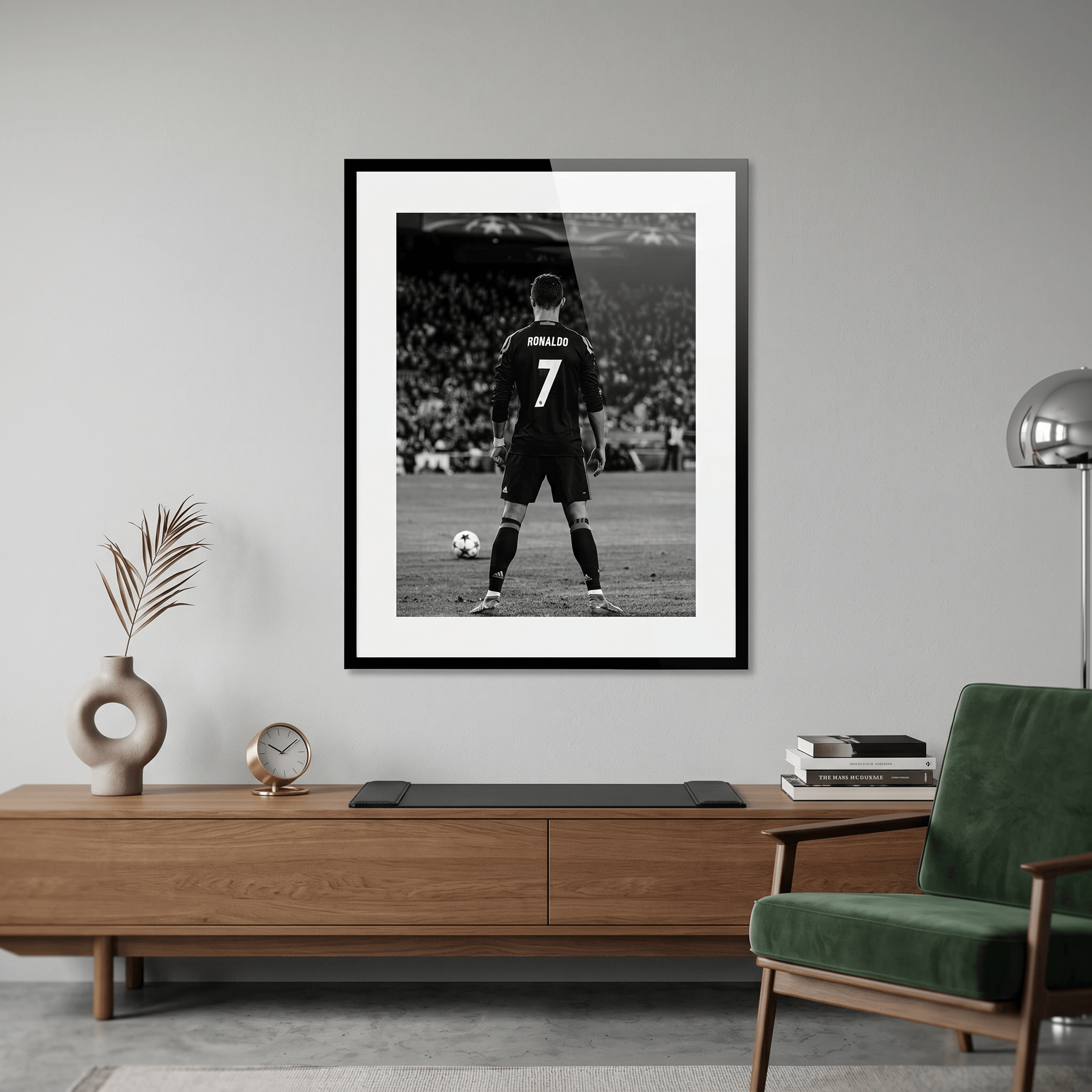 Cuadro Póster Cristiano Ronaldo 7 | Decoración de Fútbol
