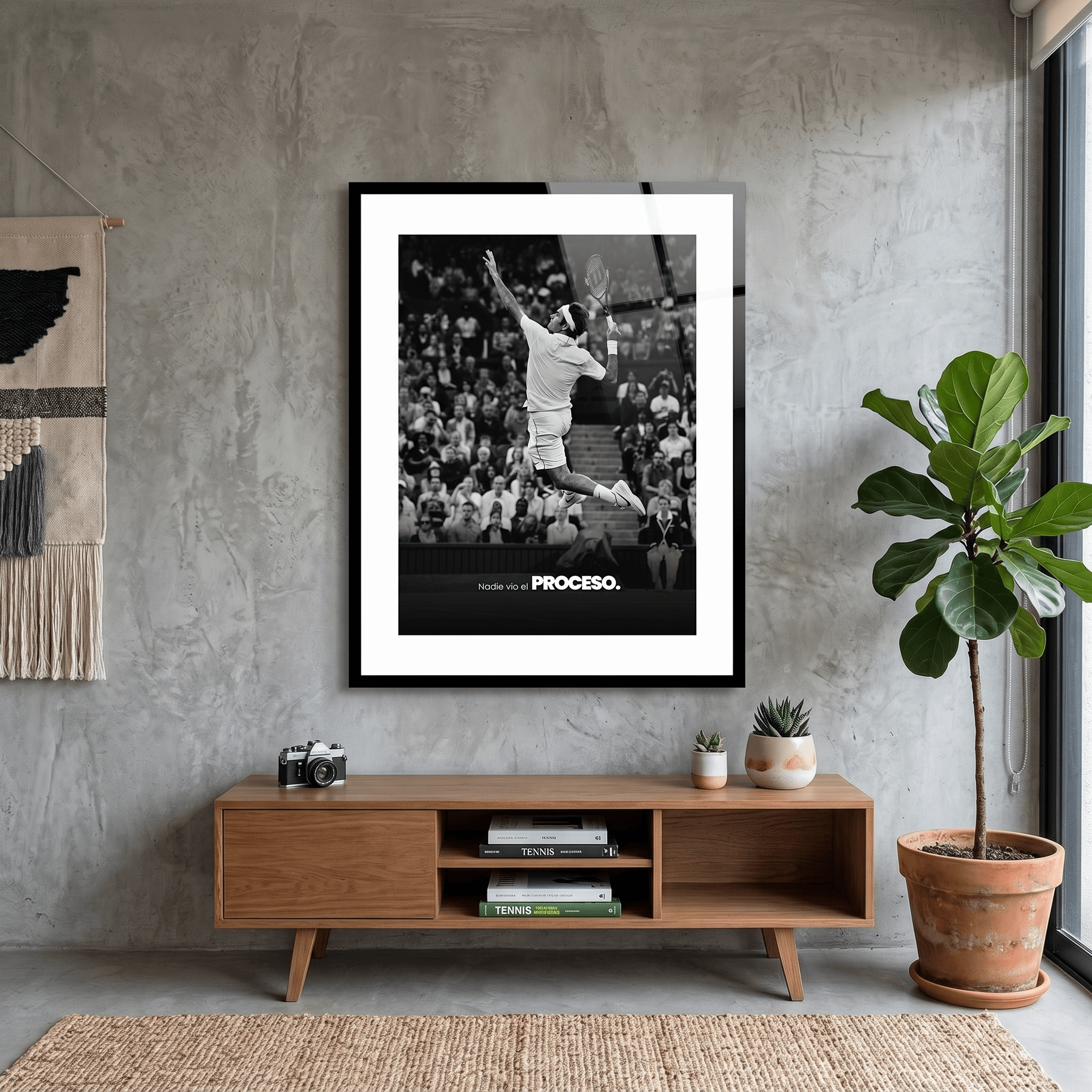 Cuadro Póster Roger Federer | Decoración de Tenis