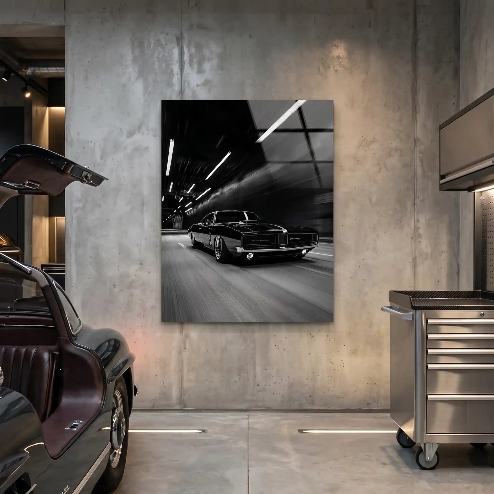 Cuadro Póster Dodge Charger 1969 | Decoración de Coches