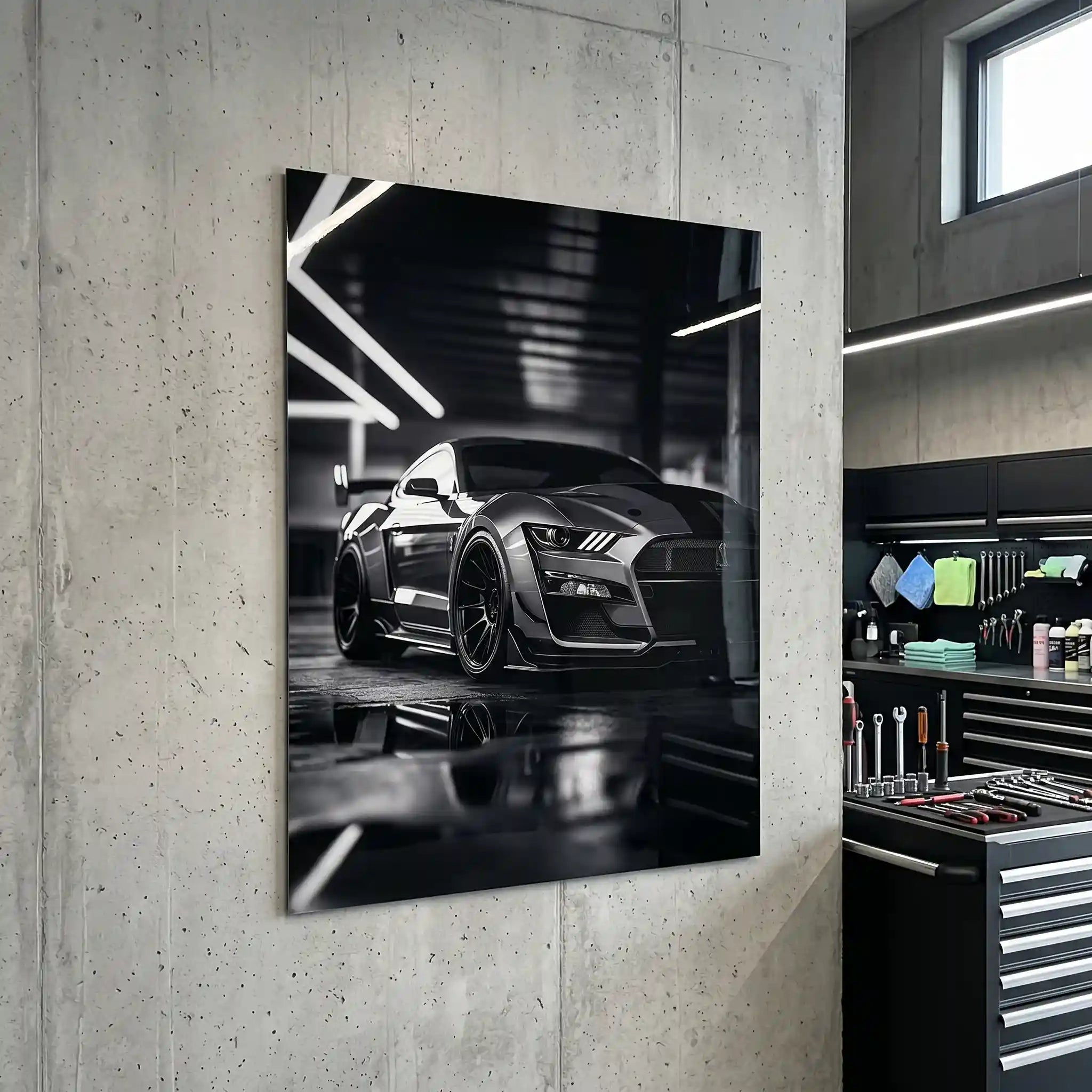 Cuadro Póster Ford Mustang Shelby GT500 | Decoración de Coches