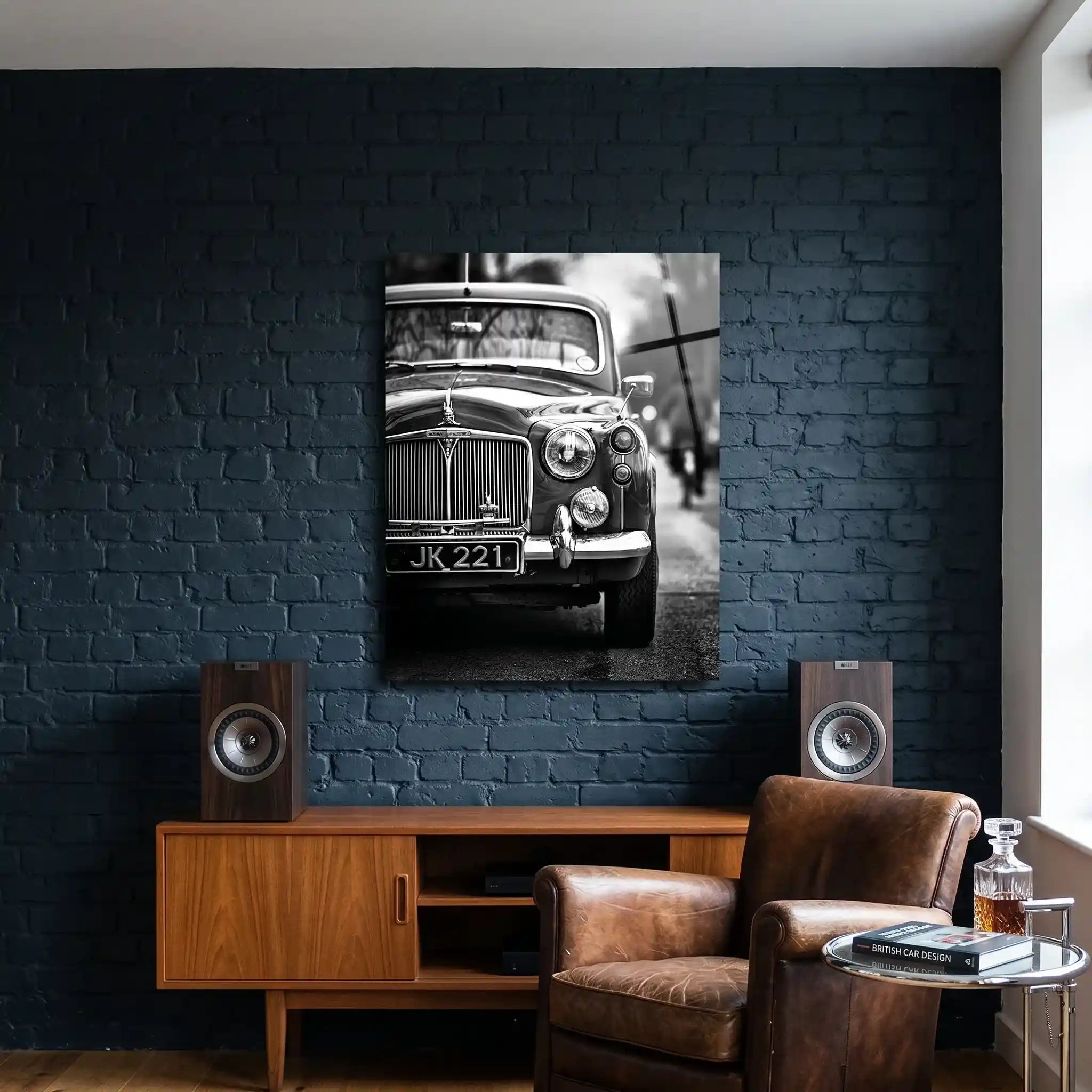 Cuadro Póster Rover P5 | Decoración de Coches Clásicos