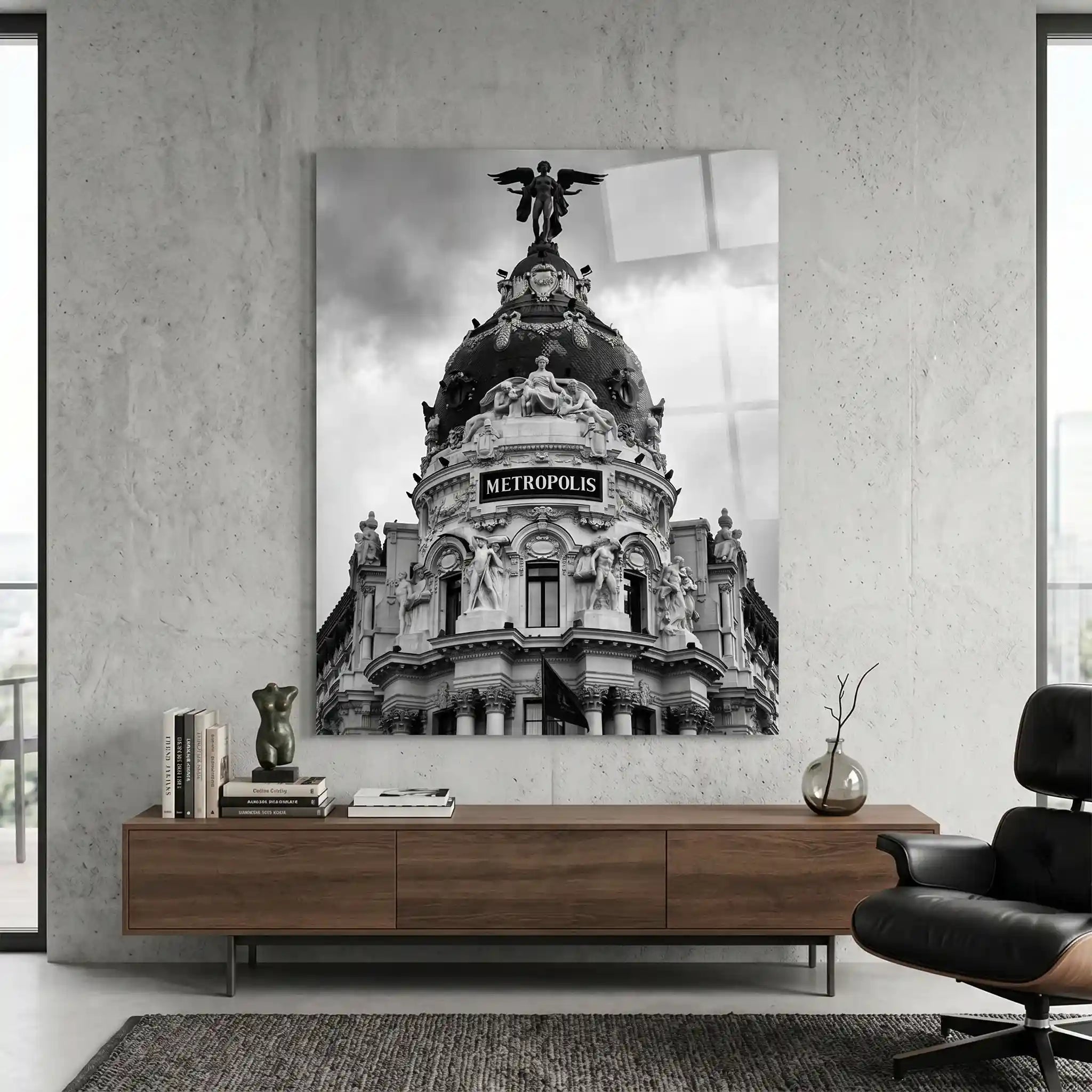Cuadro Póster Madrid Metrópolis | Decoración Urbana
