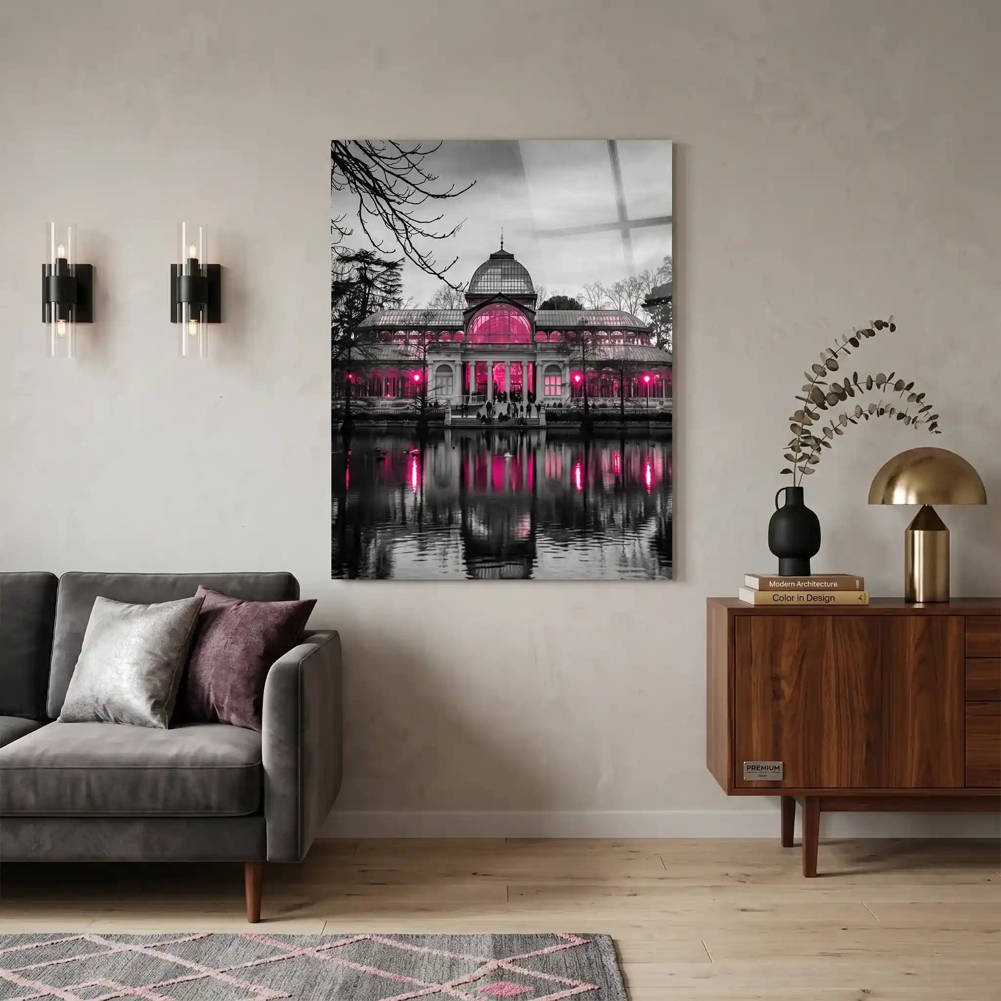 Cuadro Póster Palacio de Cristal | Decoración de Madrid