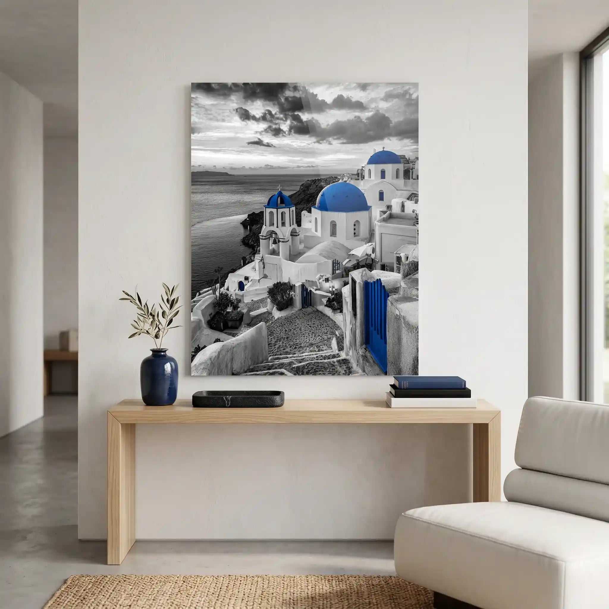 Cuadro Póster Santorini | Decoración Mediterránea