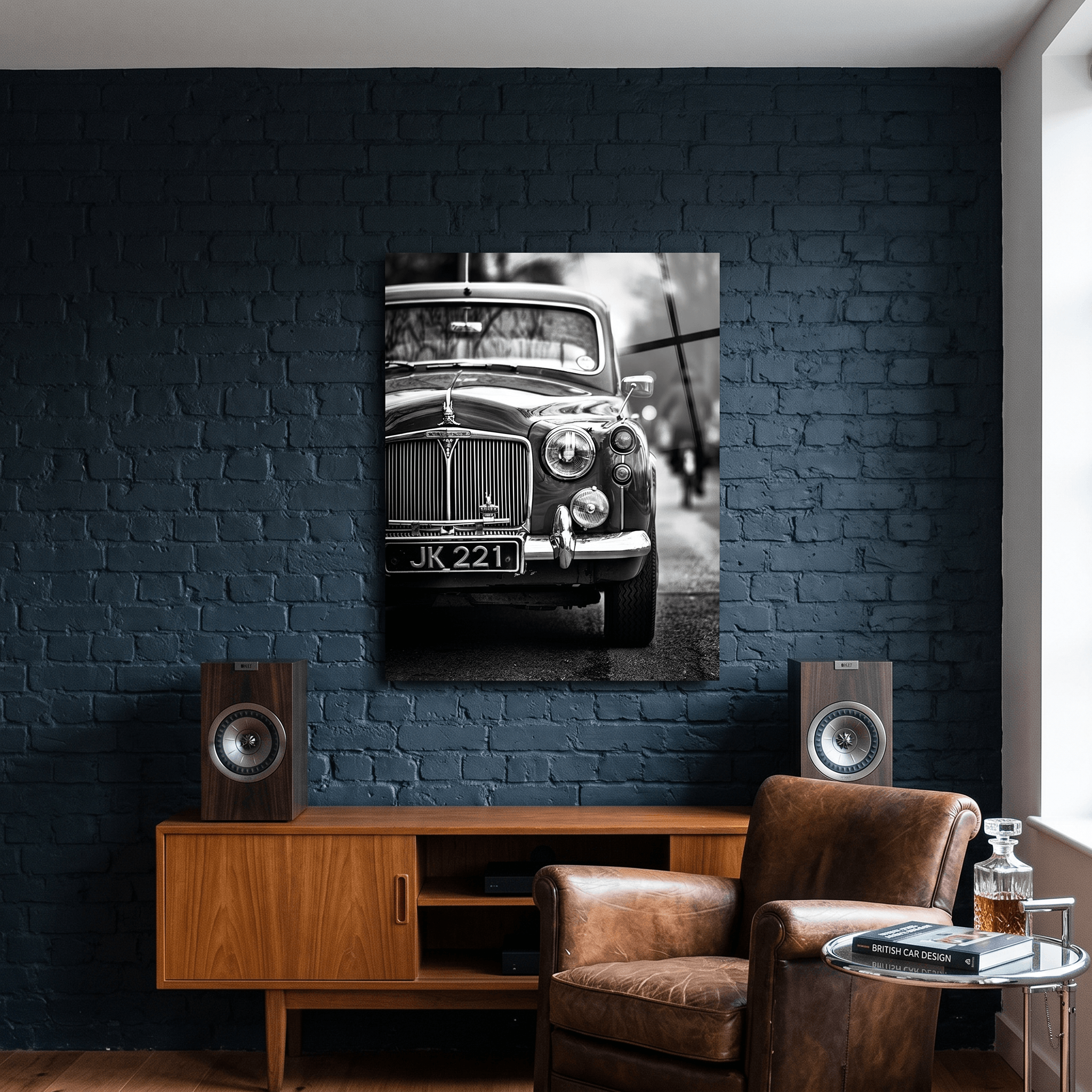 Cuadro Póster Rover P5 | Decoración de Coches Clásicos