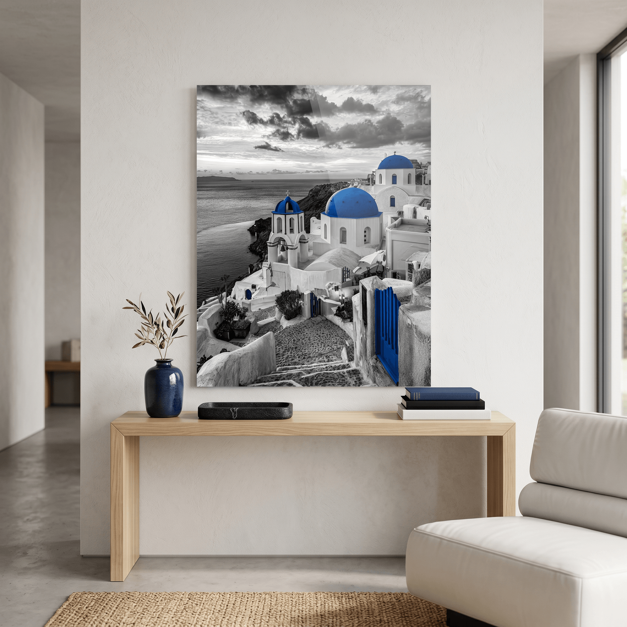 Cuadro Póster Santorini | Decoración Mediterránea