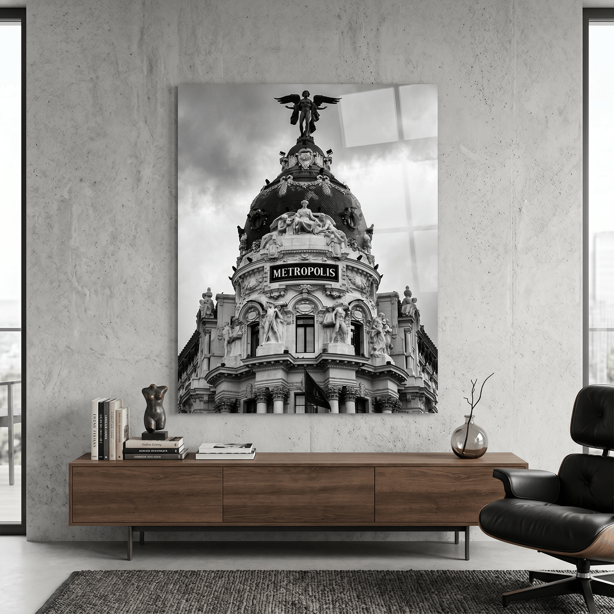 Cuadro Póster Madrid Metrópolis | Decoración Urbana