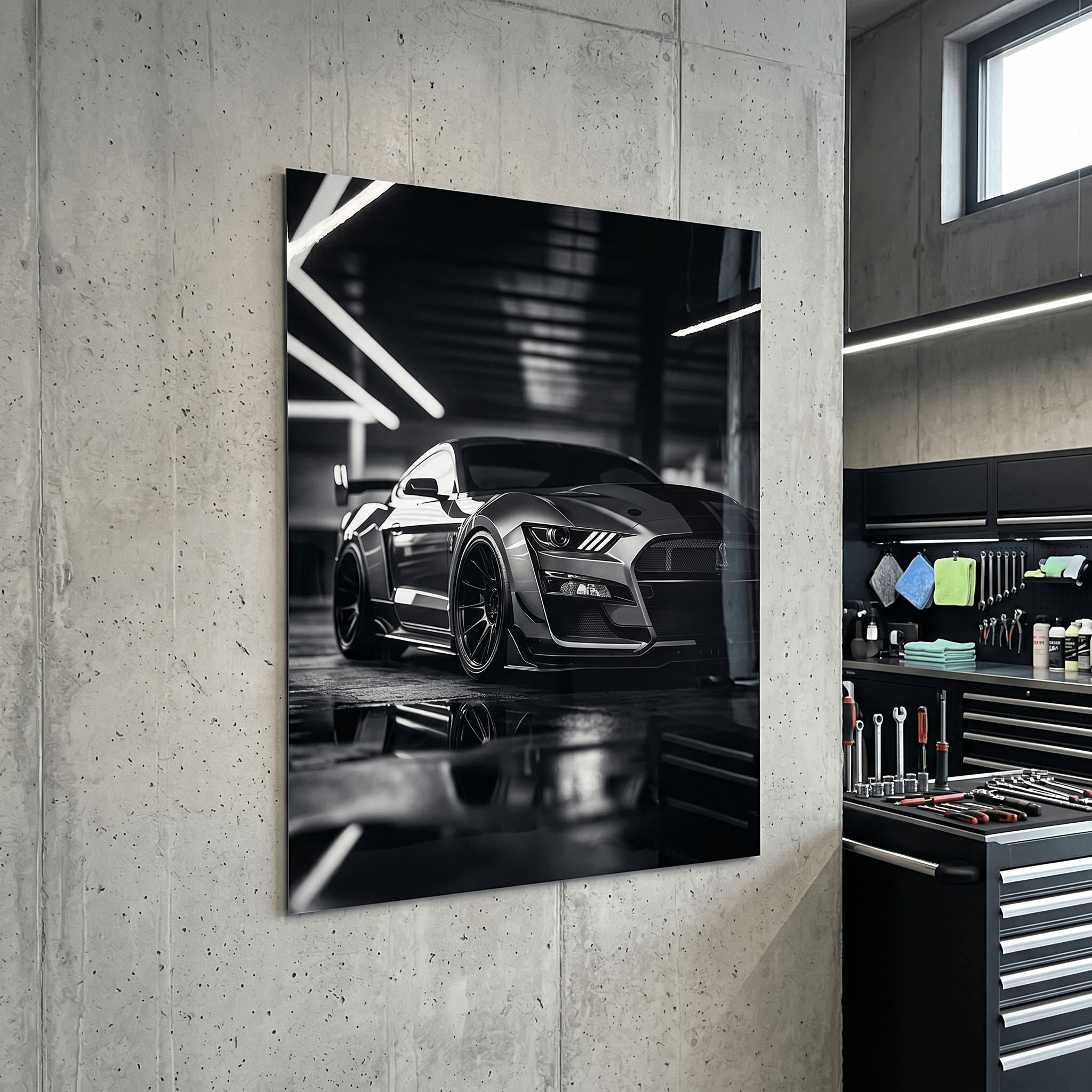 Cuadro Póster Ford Mustang Shelby GT500 | Decoración de Coches