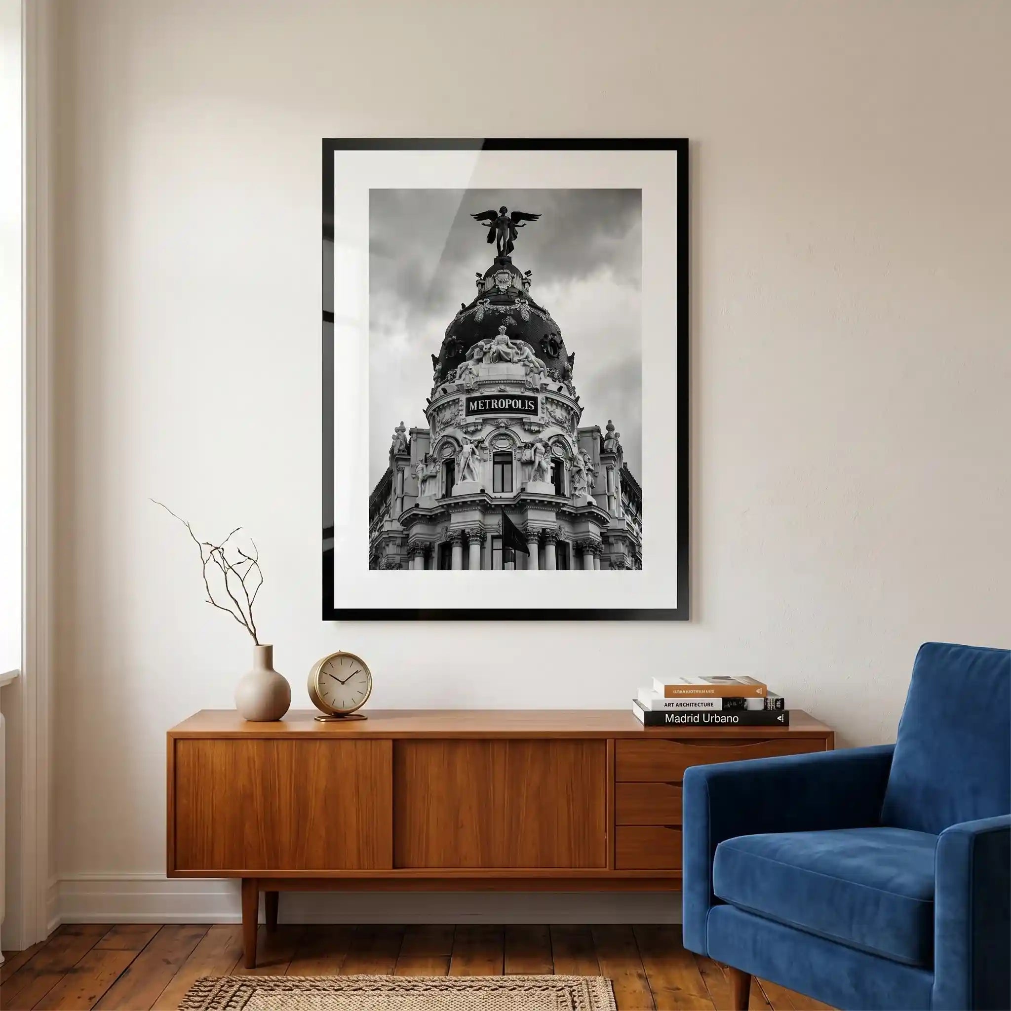 Cuadro Póster Madrid Metrópolis | Decoración Urbana