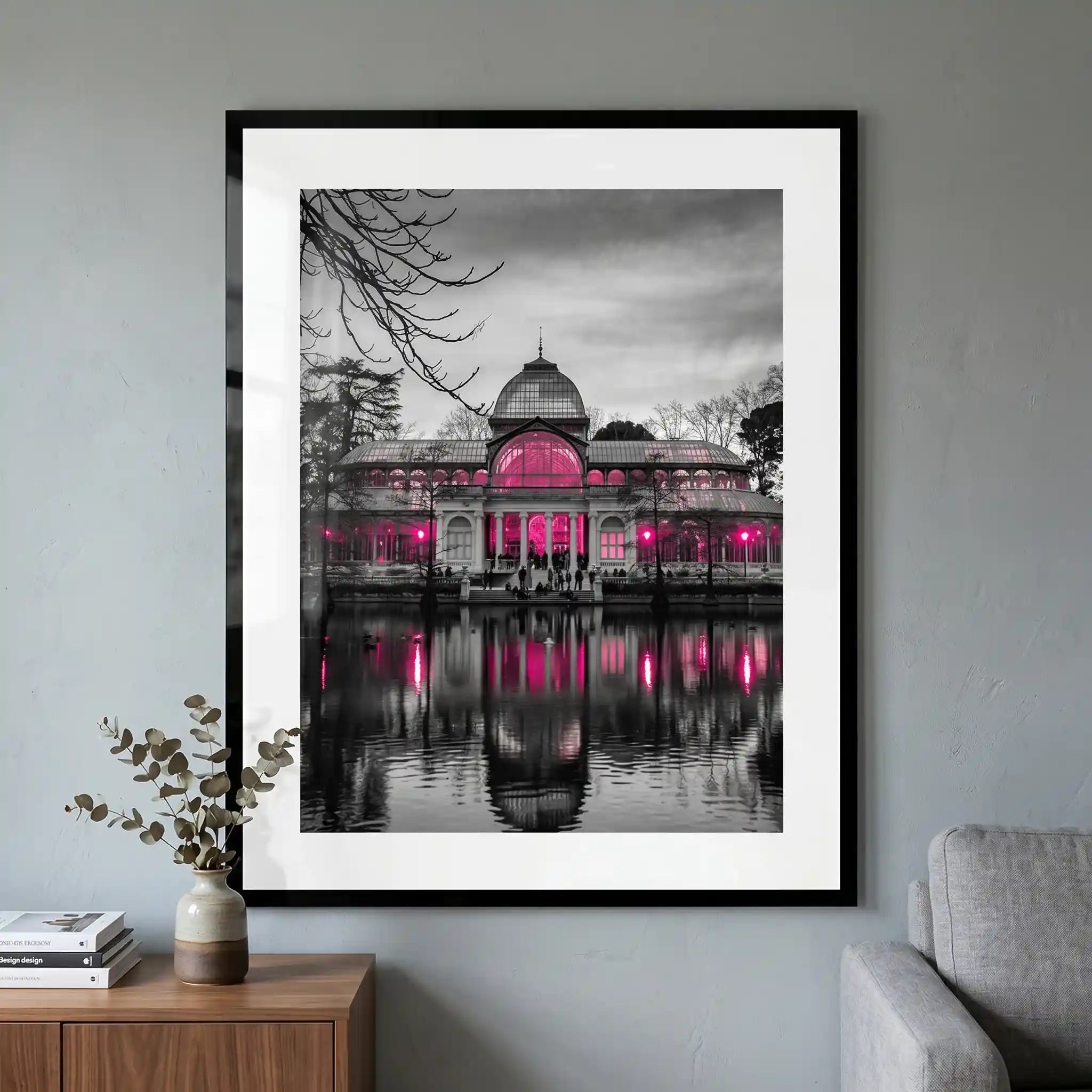 Cuadro Póster Palacio de Cristal | Decoración de Madrid