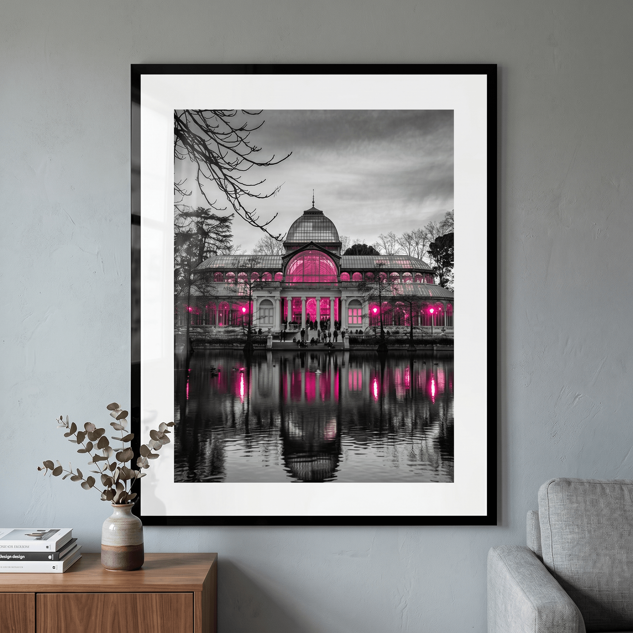 Cuadro Póster Palacio de Cristal | Decoración de Madrid