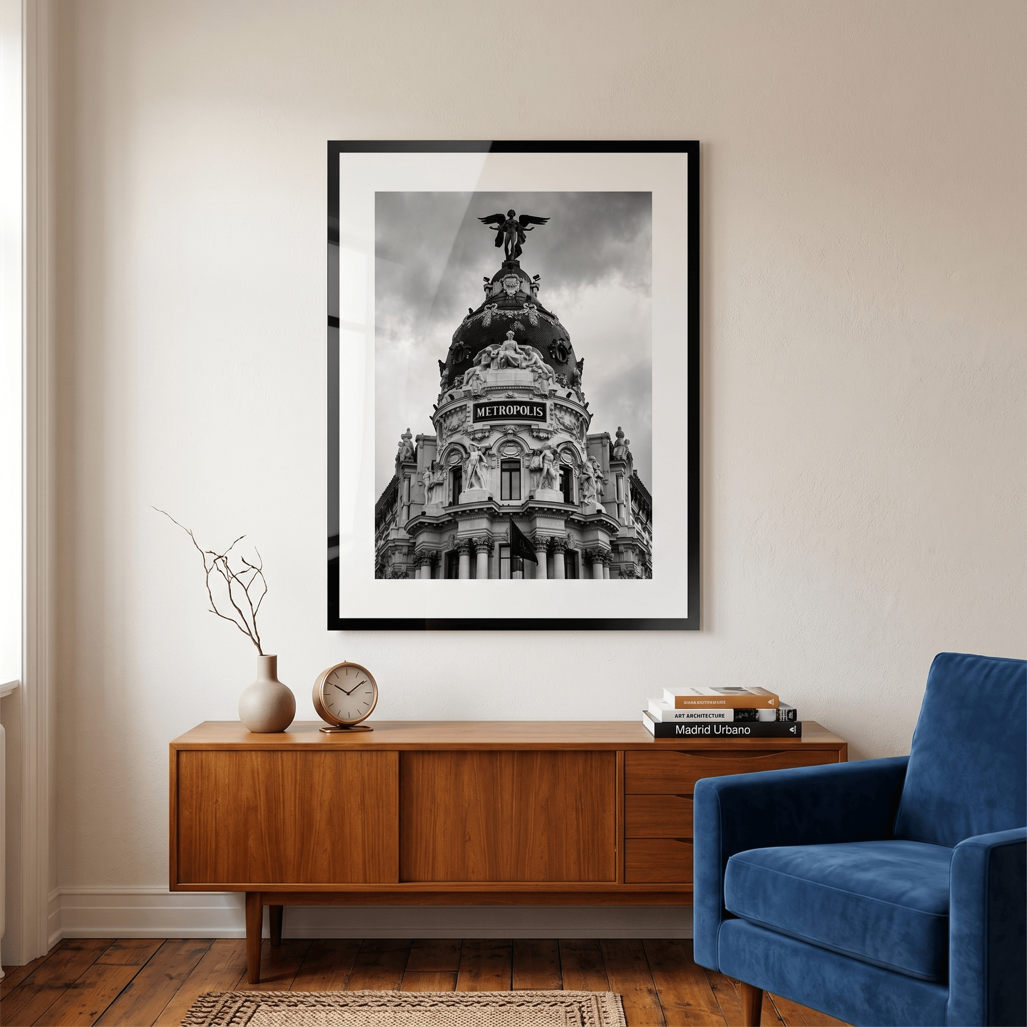 Cuadro Póster Madrid Metrópolis | Decoración Urbana