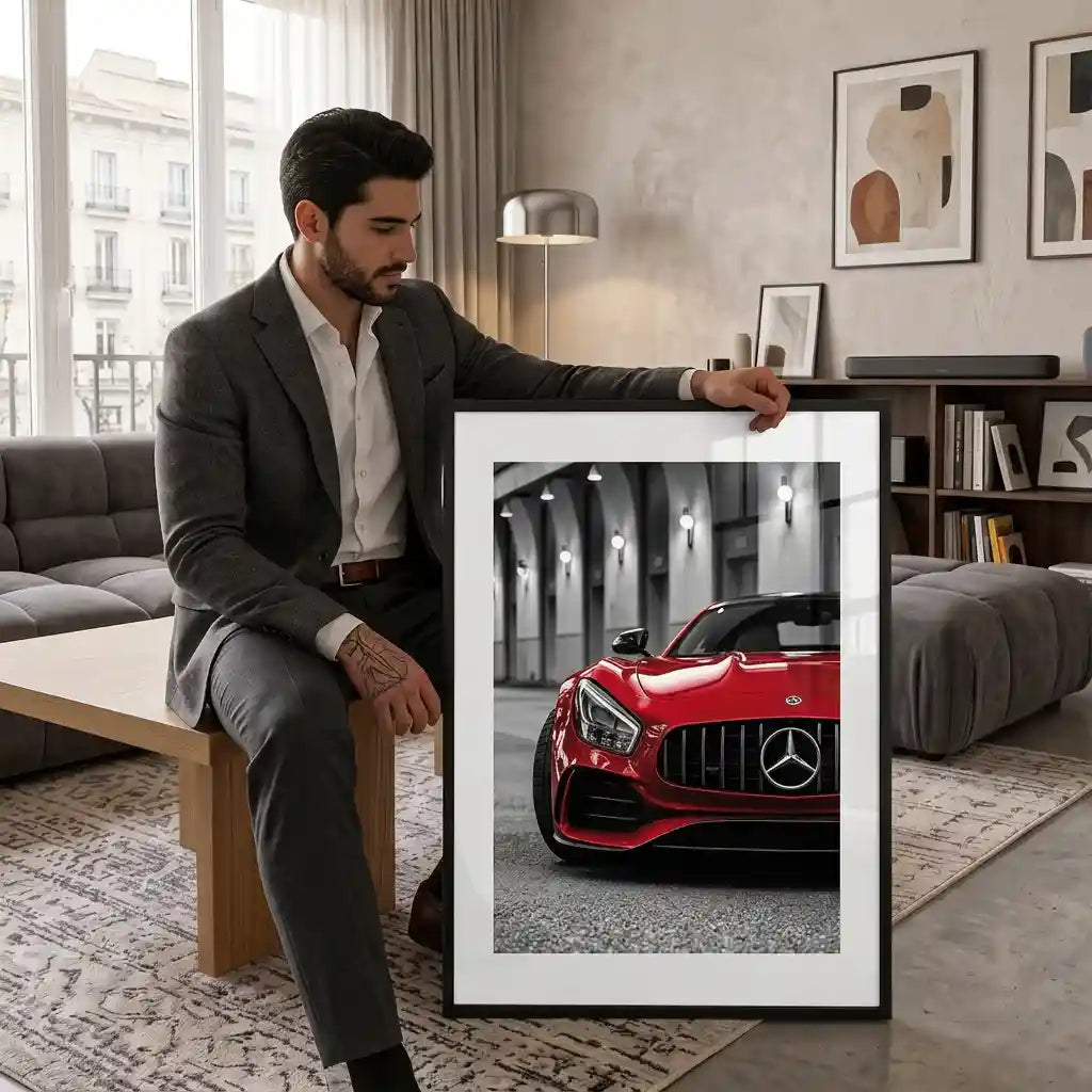 Cuadro Póster Mercedes-AMG GT Coupé | Decoración de Coches
