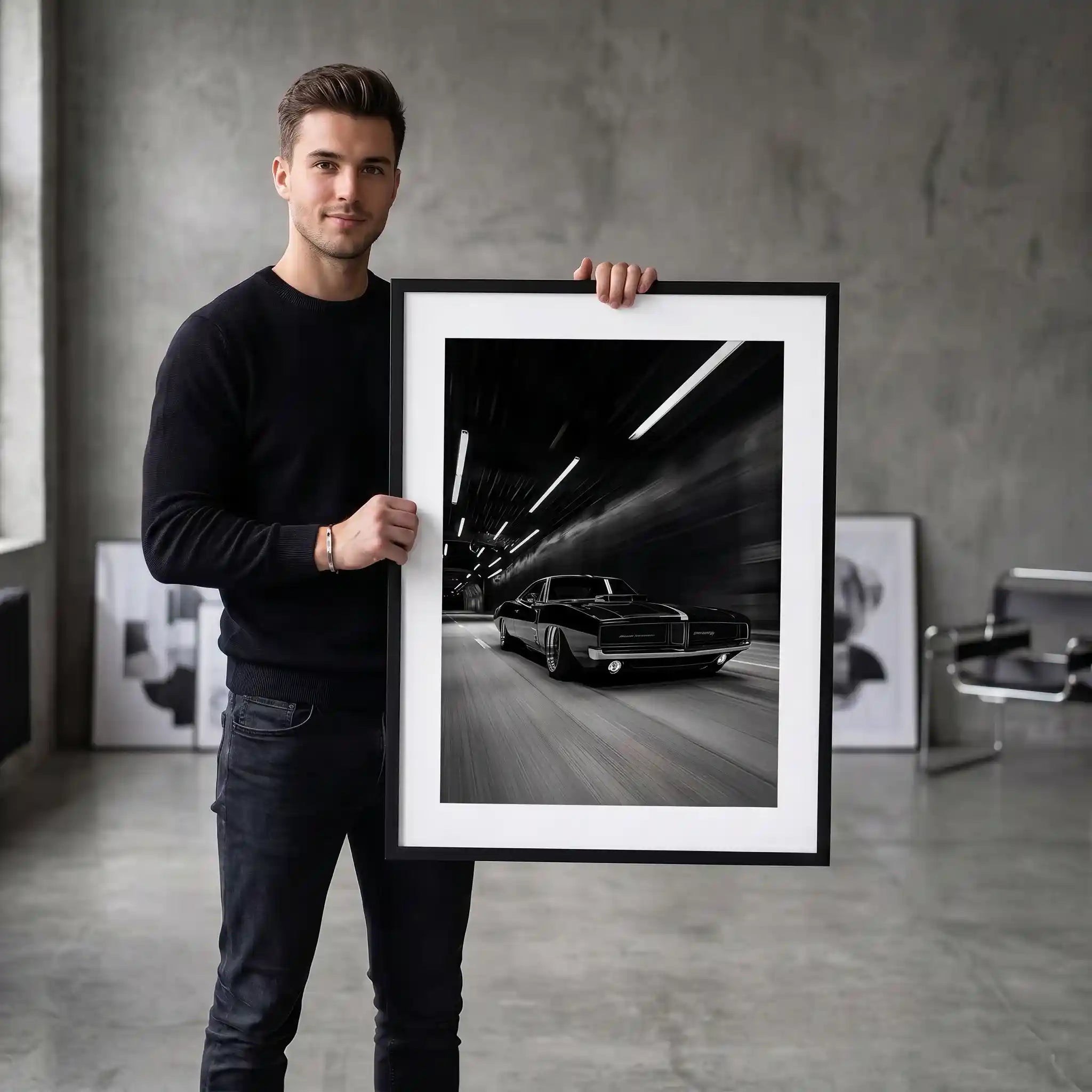 Cuadro Póster Dodge Charger 1969 | Decoración de Coches