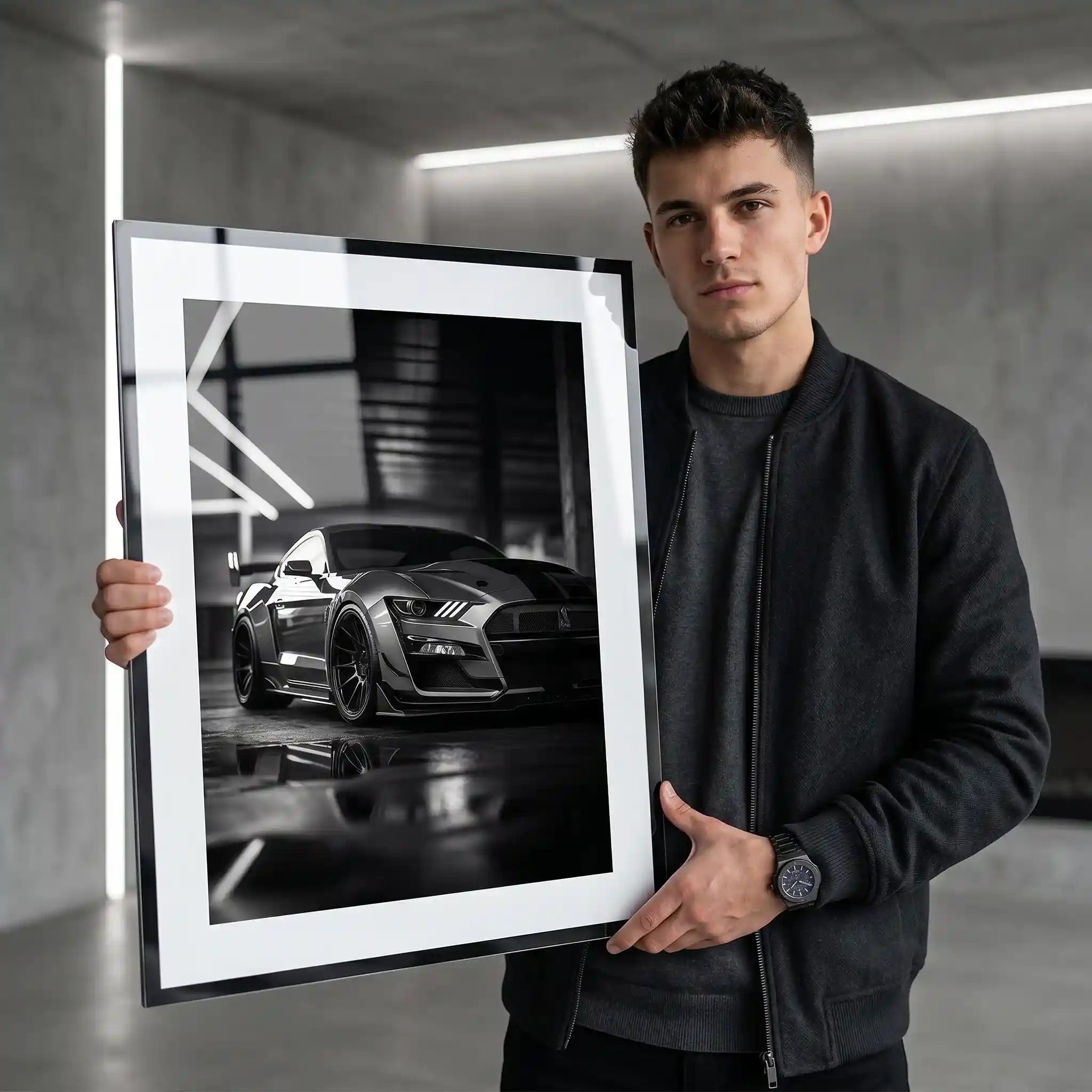 Cuadro Póster Ford Mustang Shelby GT500 | Decoración de Coches