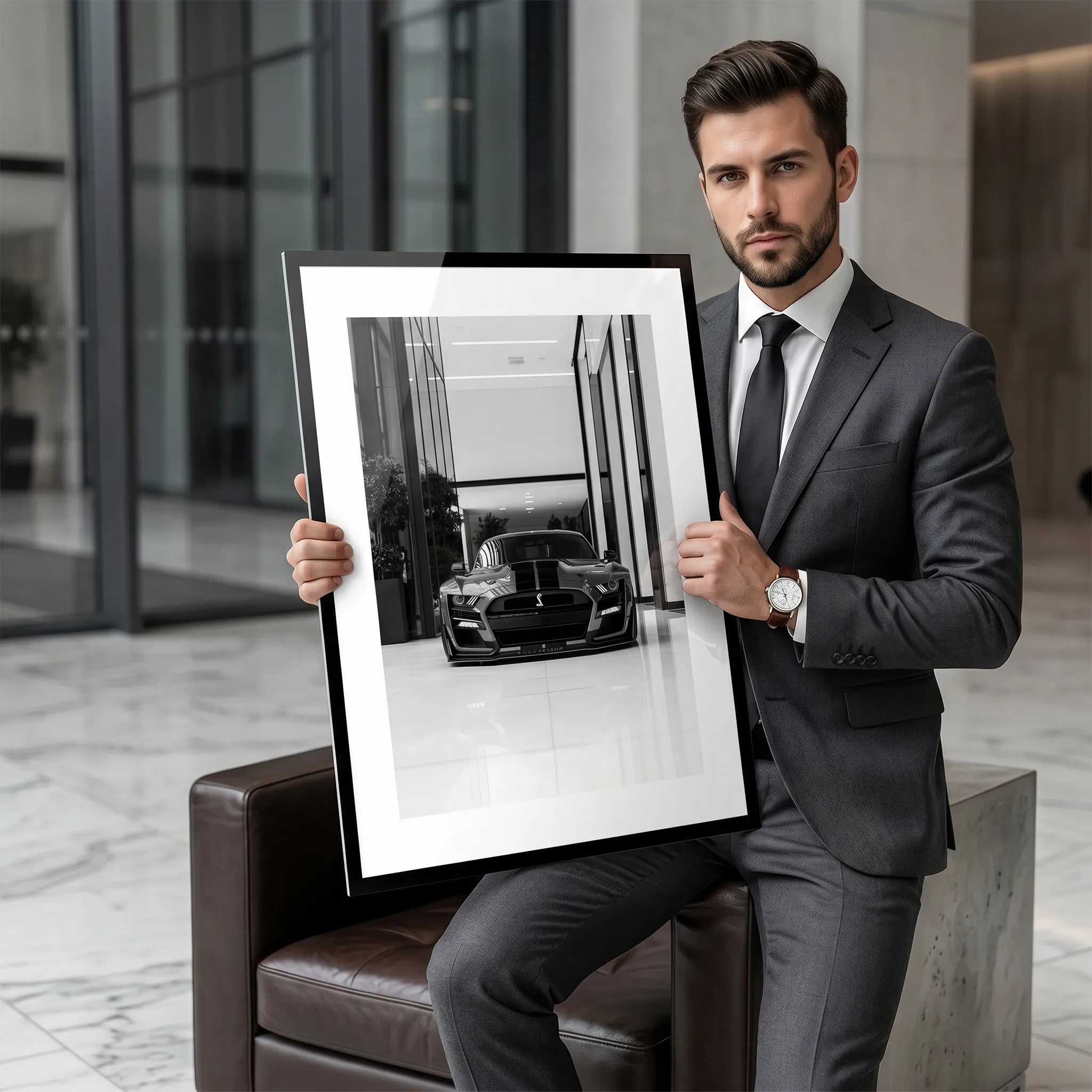Cuadro Póster Ford Mustang Shelby GT500 | Decoración Moderna
