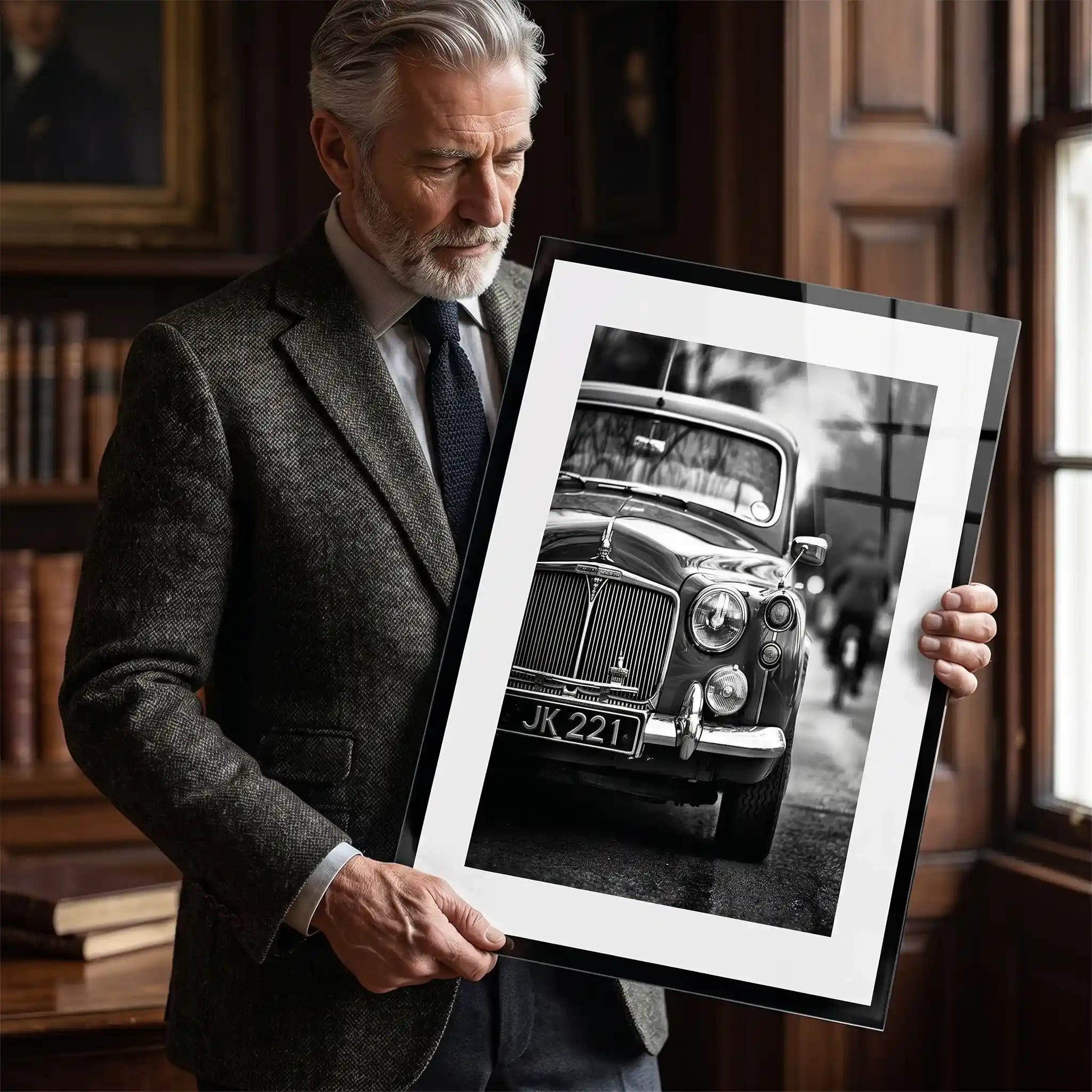 Cuadro Póster Rover P5 | Decoración de Coches Clásicos