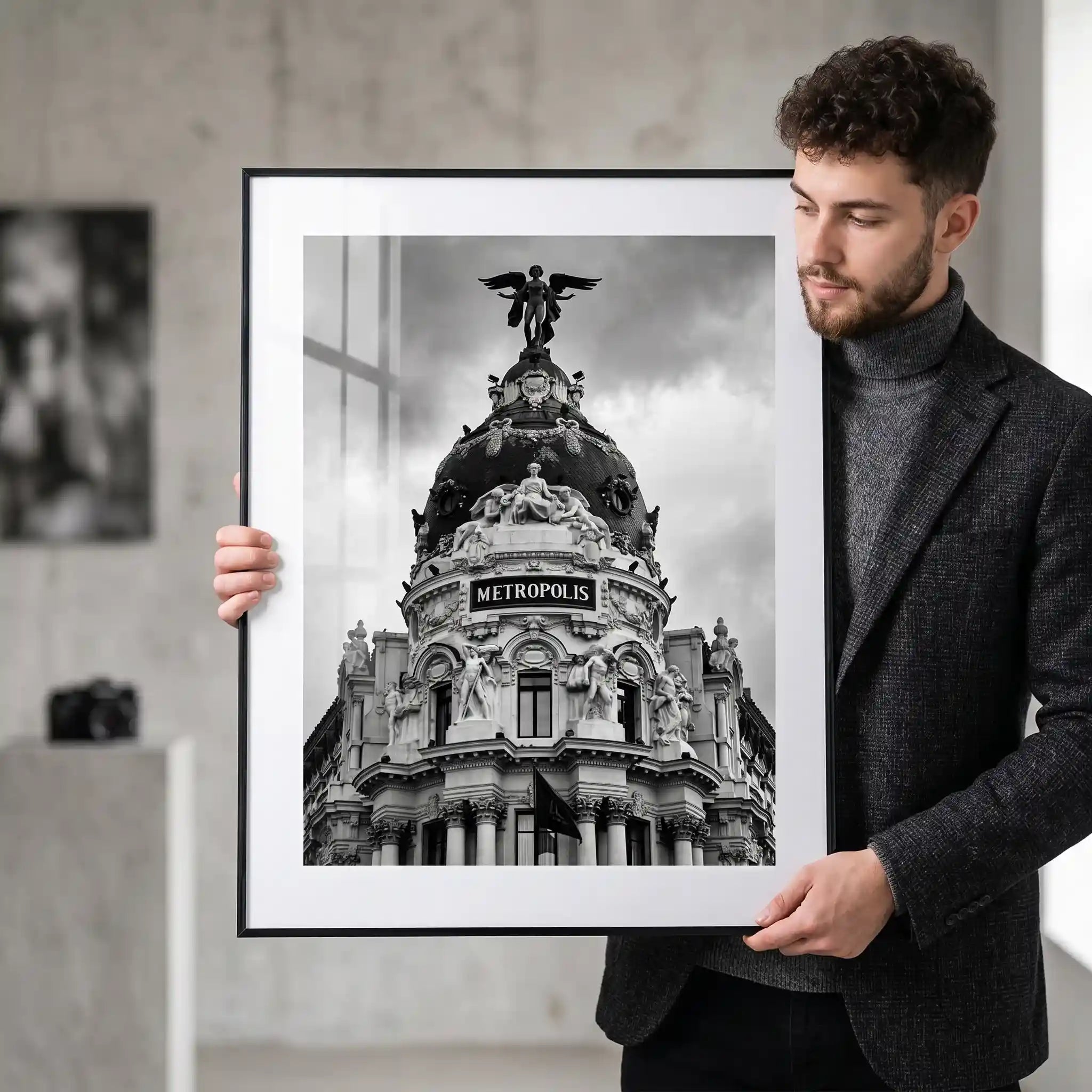 Cuadro Póster Madrid Metrópolis | Decoración Urbana