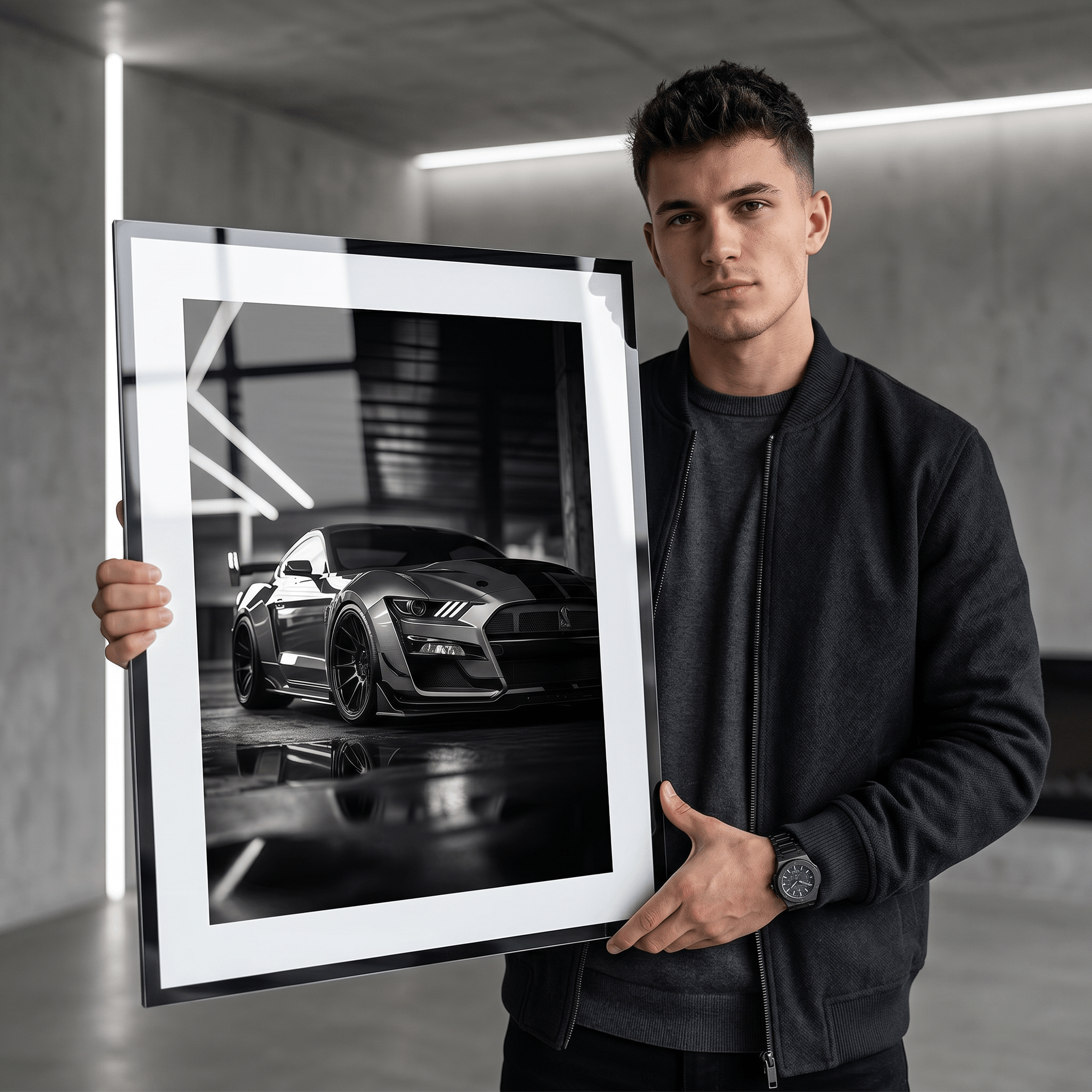 Cuadro Póster Ford Mustang Shelby GT500 | Decoración de Coches