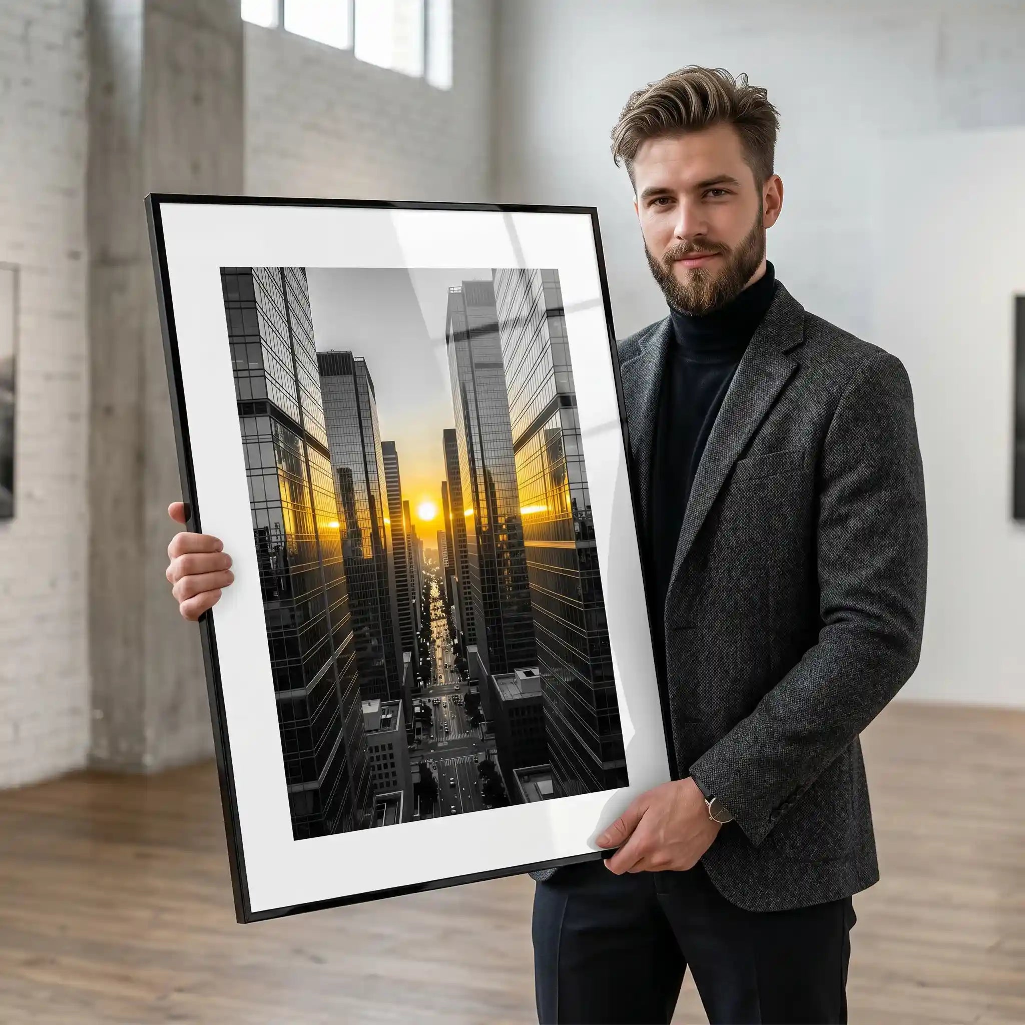 Cuadro Póster Rascacielos | Decoración Urbana Moderna