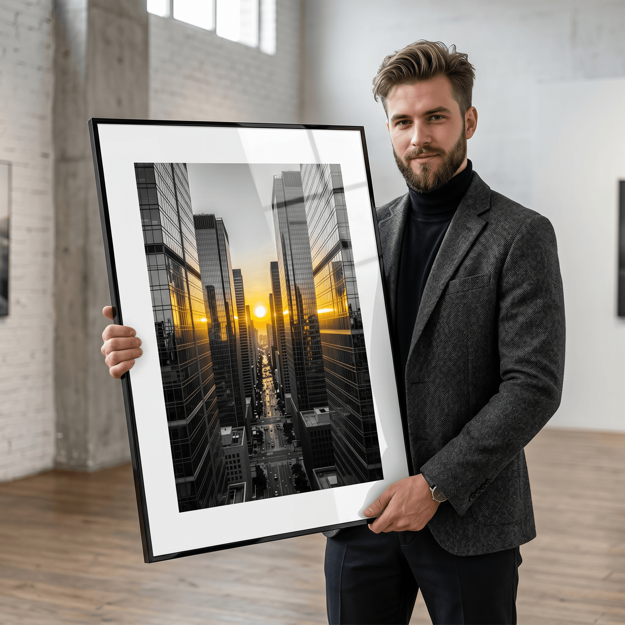 Cuadro Póster Rascacielos | Decoración Urbana Moderna