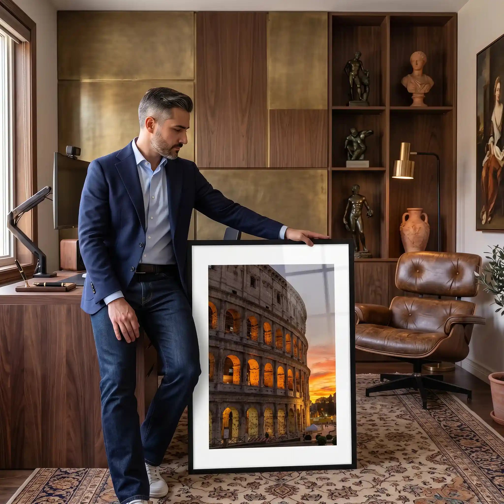 Cuadro Póster Coliseo de Roma | Decoración Urbana