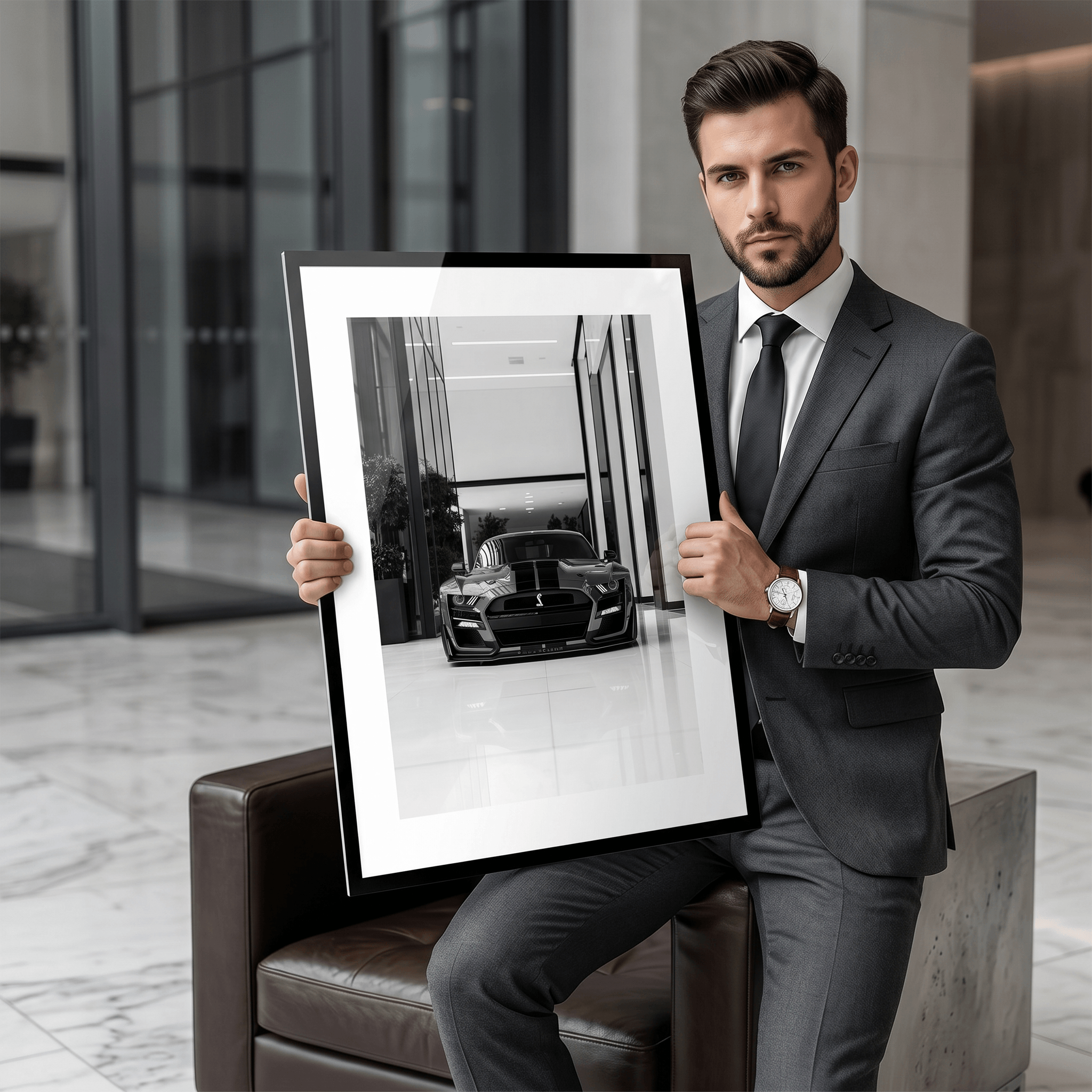 Cuadro Póster Ford Mustang Shelby GT500 | Decoración Moderna