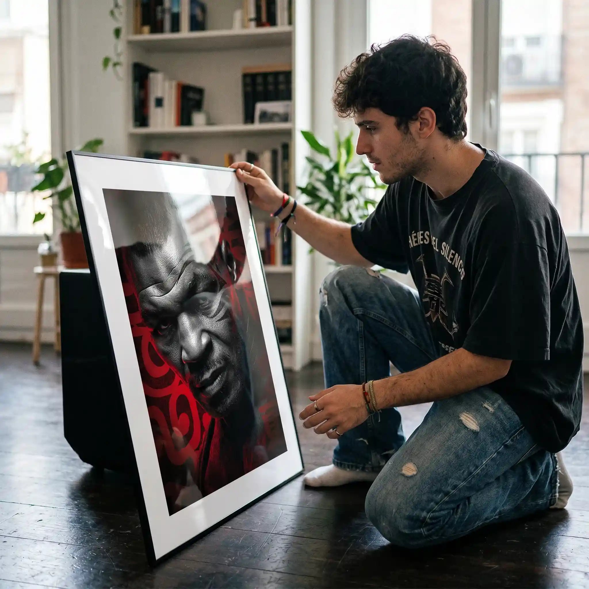 Cuadro Póster Mike Tyson | Decoración de Boxeo