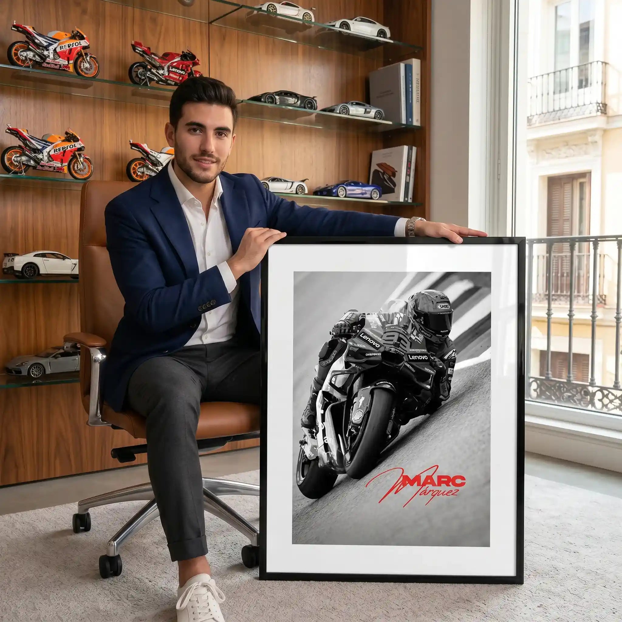 Cuadro Póster Marc Márquez | Decoración MotoGP