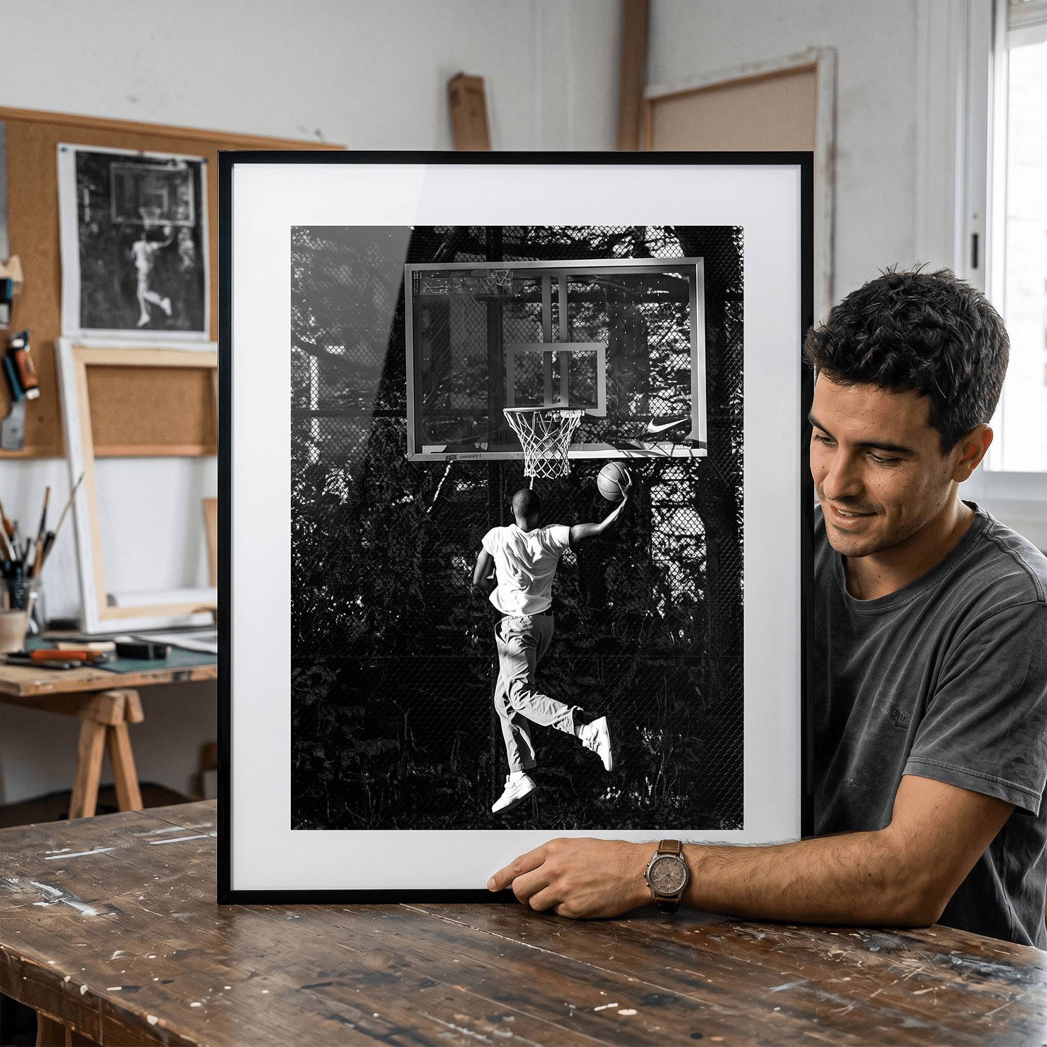 Cuadro Póster Basketball | Decoración de Baloncesto