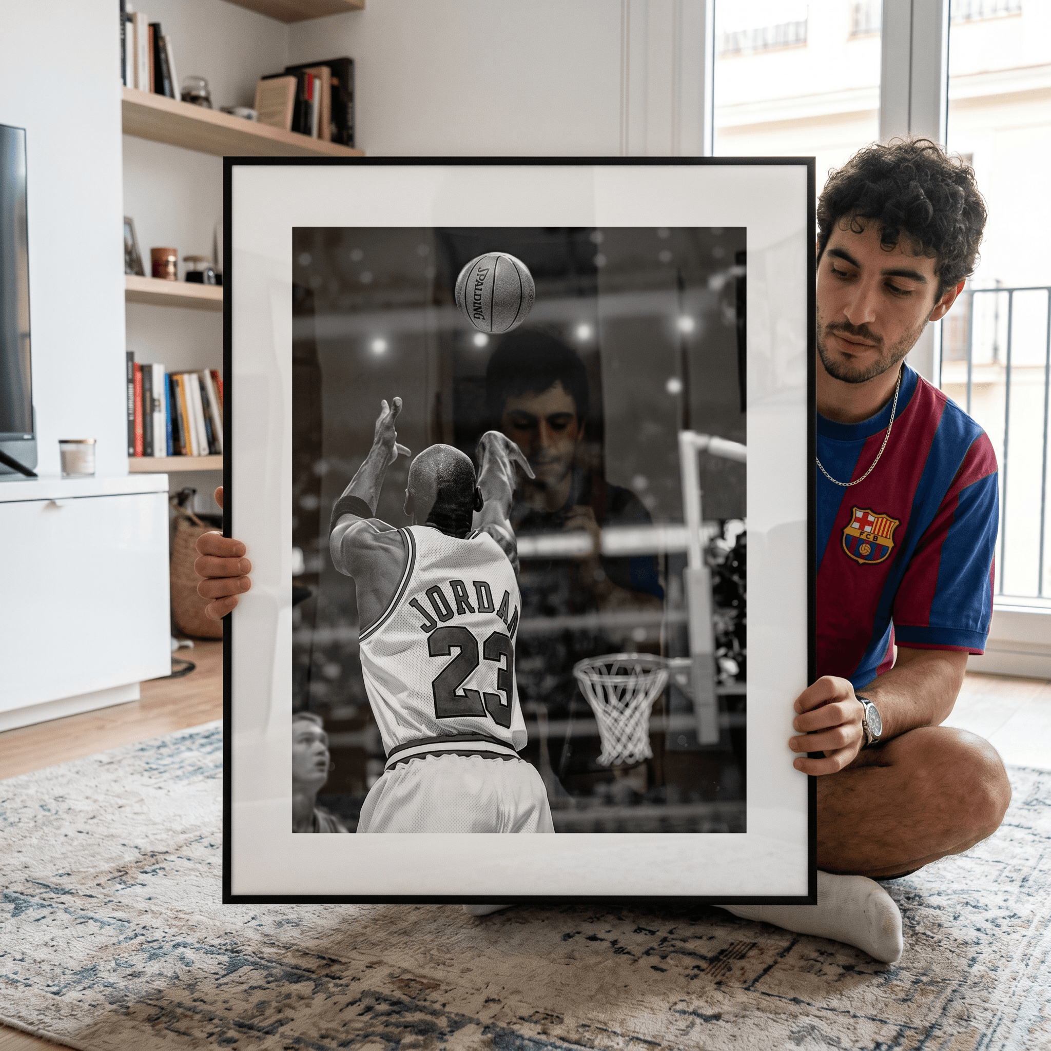 Cuadro Póster Michael Jordan 23 | Decoración de Baloncesto