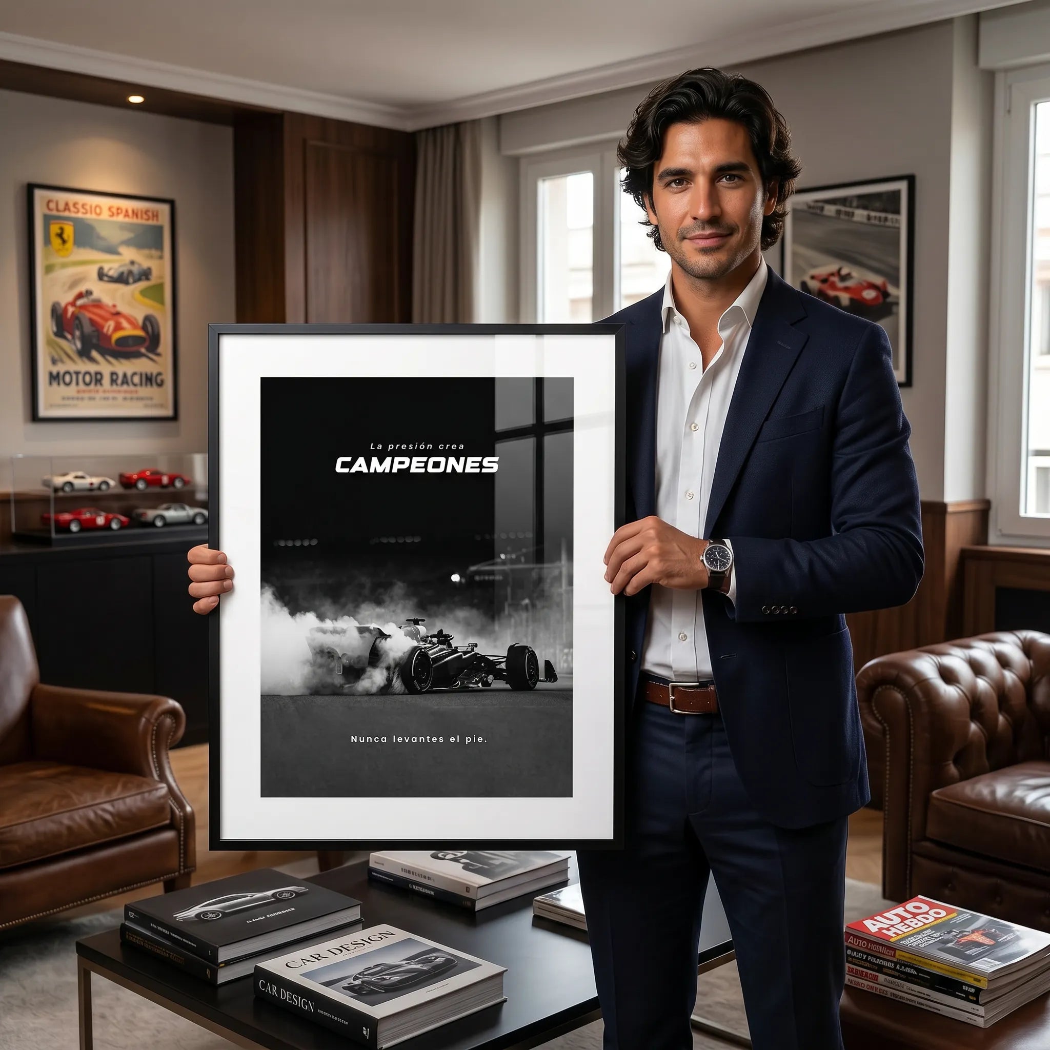 Cuadro Póster Fórmula 1 Campeones | Decoración Automovilística