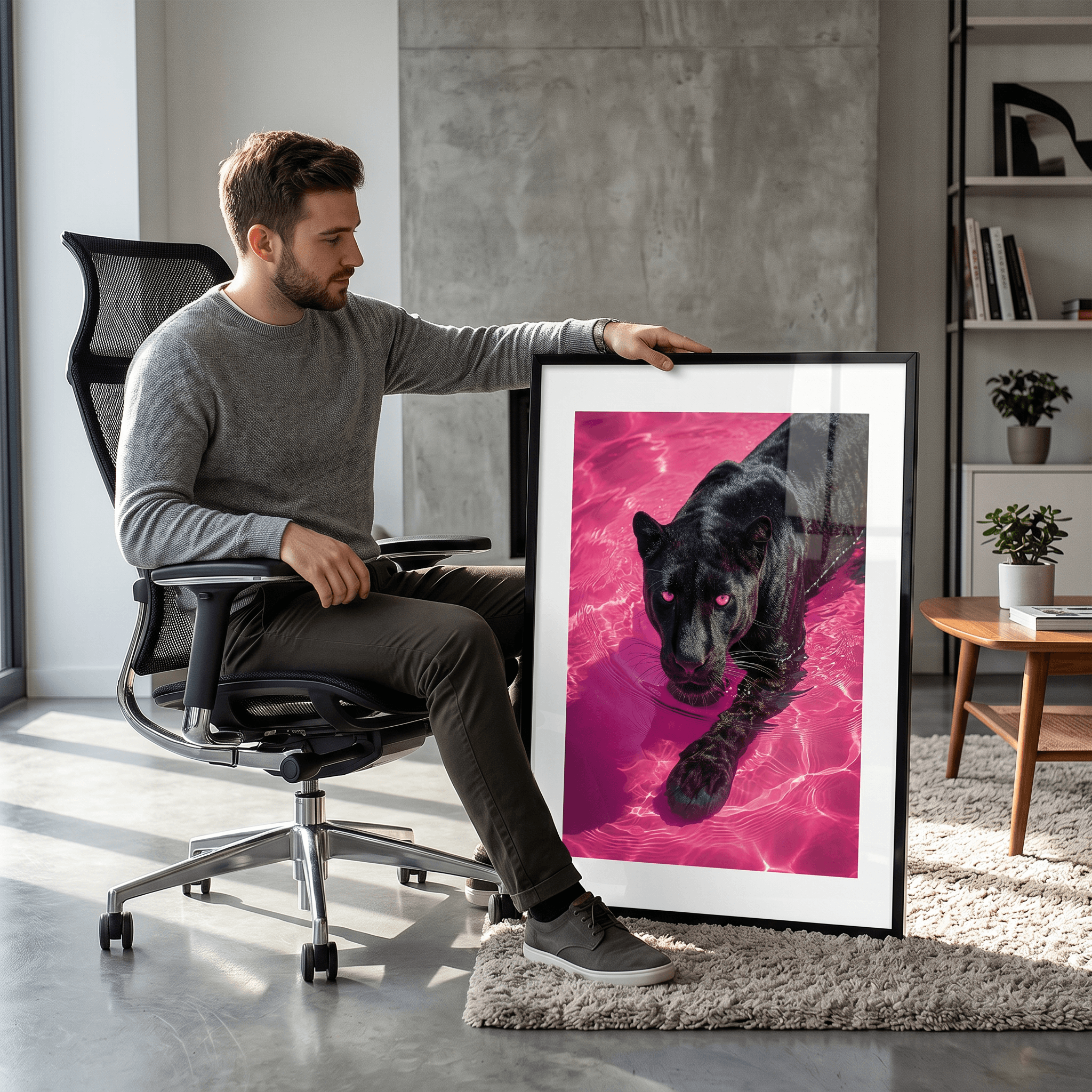 Cuadro Póster Pantera Negra | Decoración Moderna