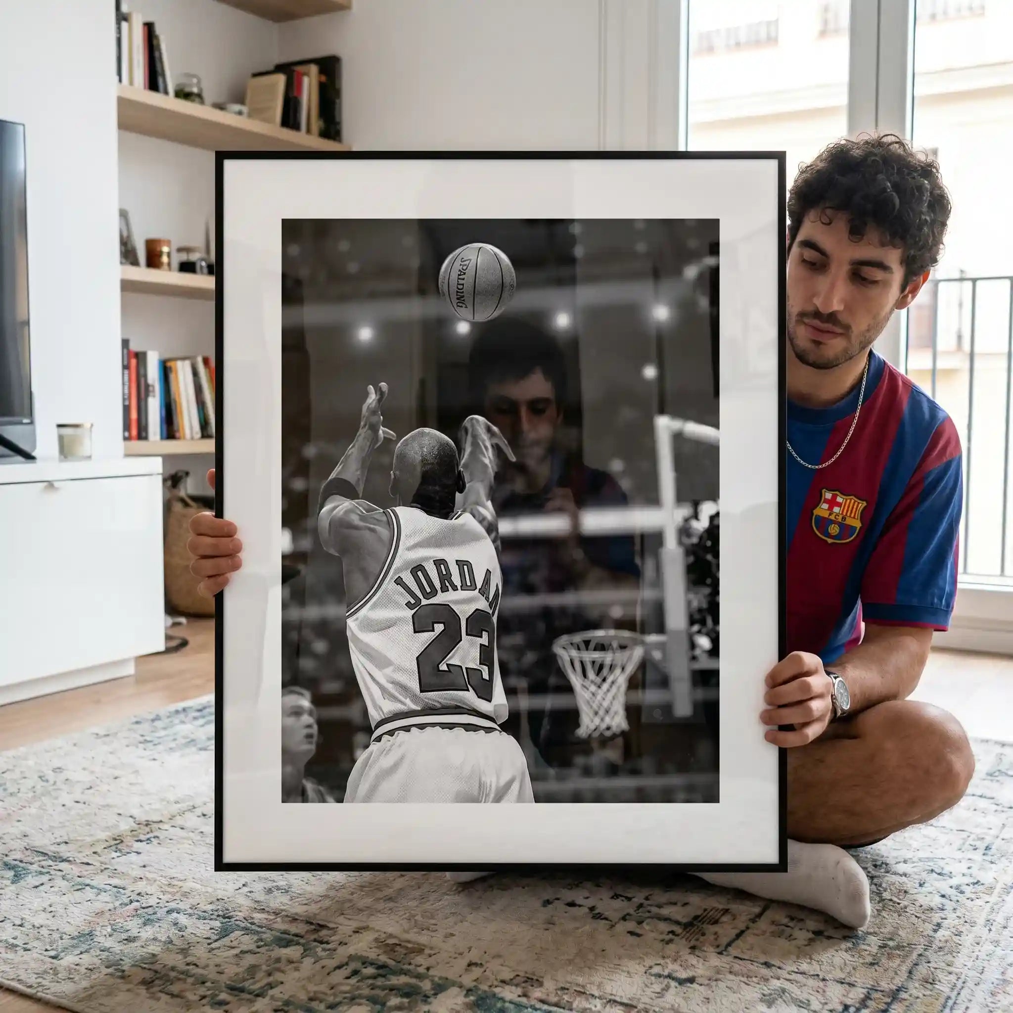 Cuadro Póster Michael Jordan 23 | Decoración de Baloncesto
