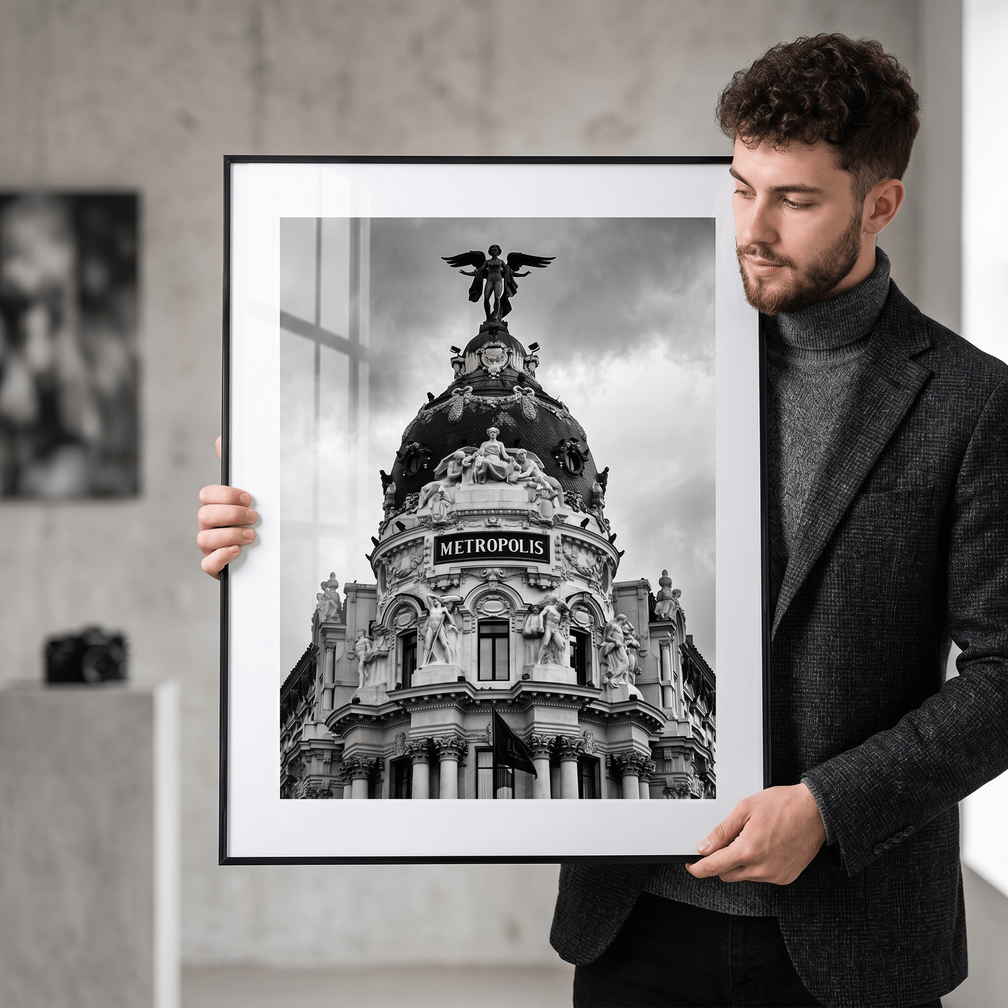 Cuadro Póster Madrid Metrópolis | Decoración Urbana